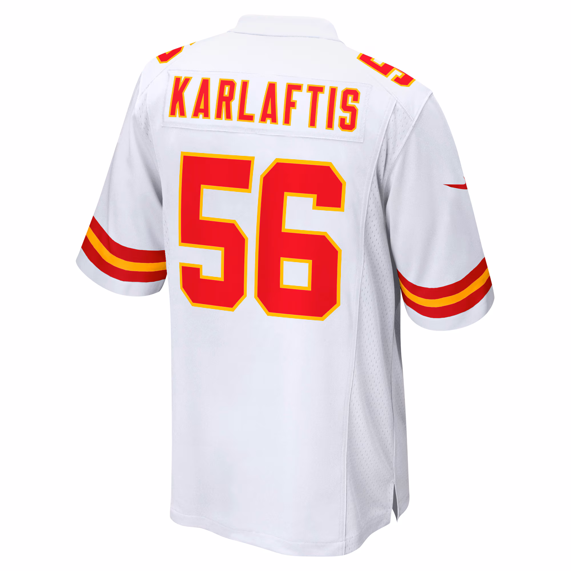 George Karlaftis Kansas City Chiefs Away Game Player Jersey - White