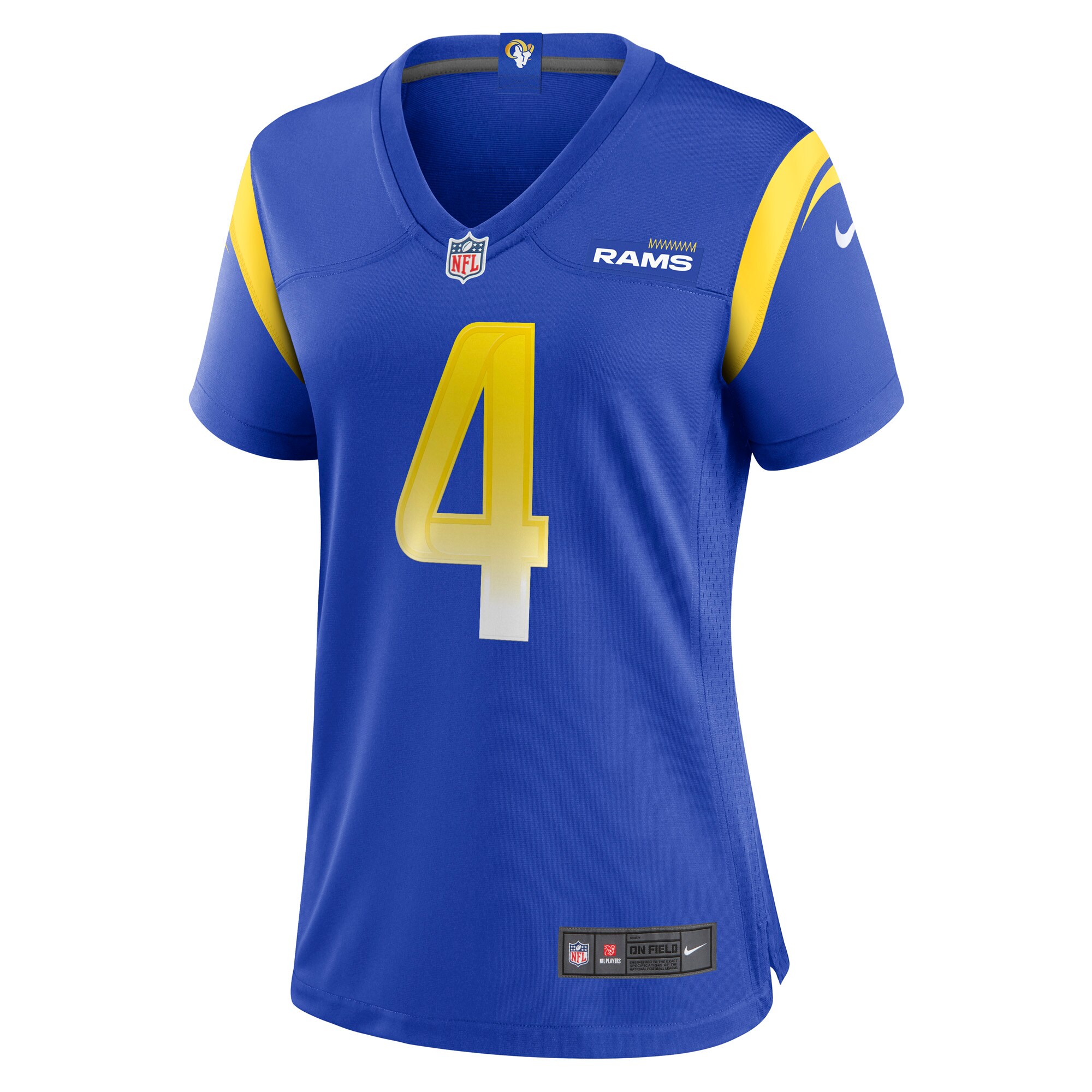 Fuller Los Angeles Rams  Women's Game Player Jersey - Royal