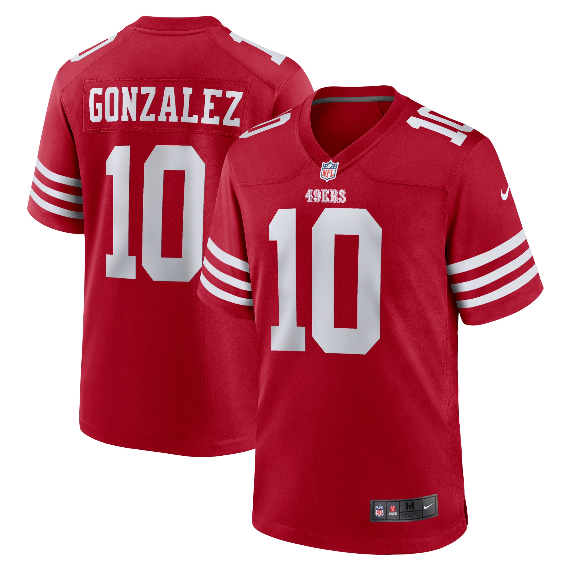Zane Gonzalez San Francisco 49ers  Game Jersey - Scarlet