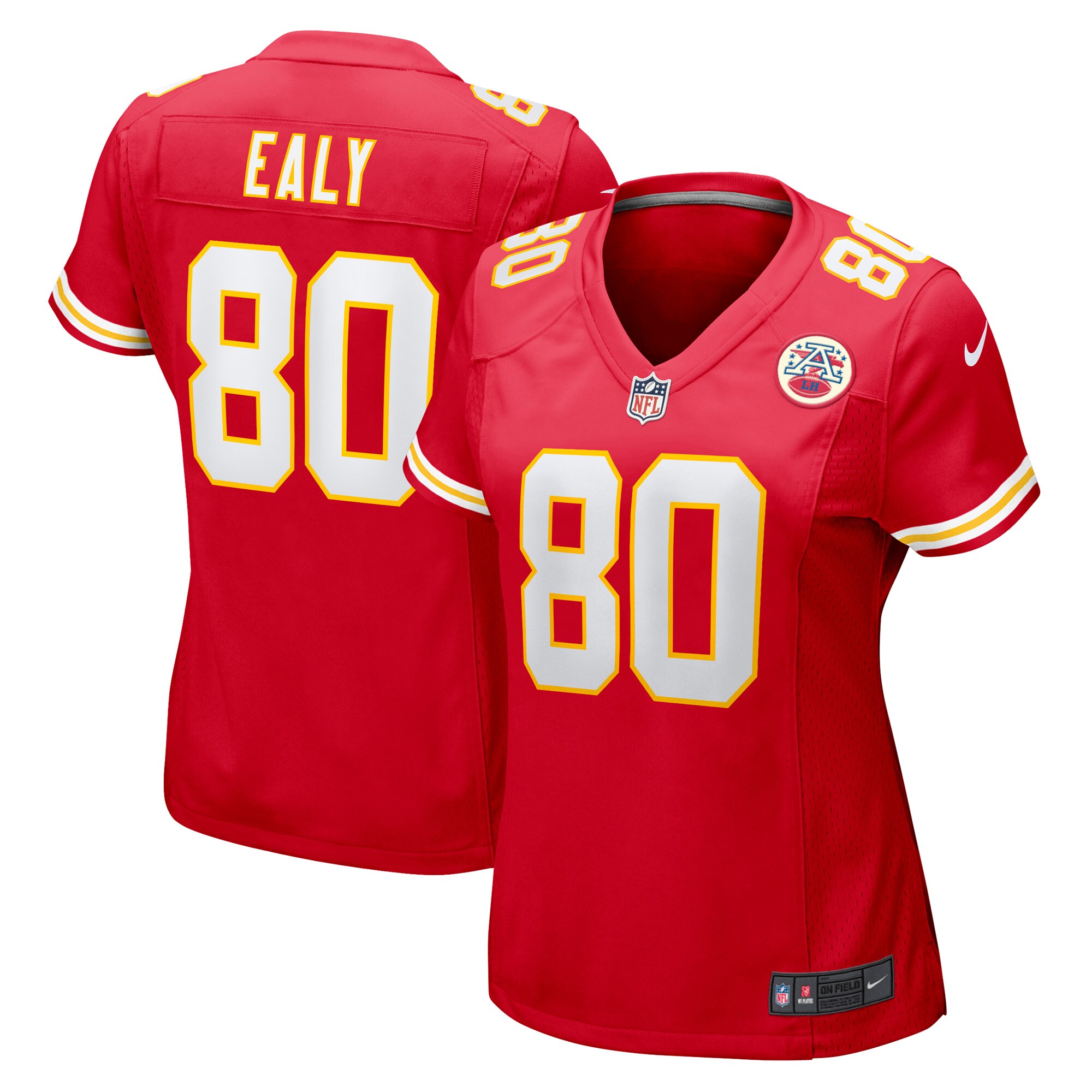 Jerrion Ealy Kansas City Chiefs  Women's Game Player Jersey - Red