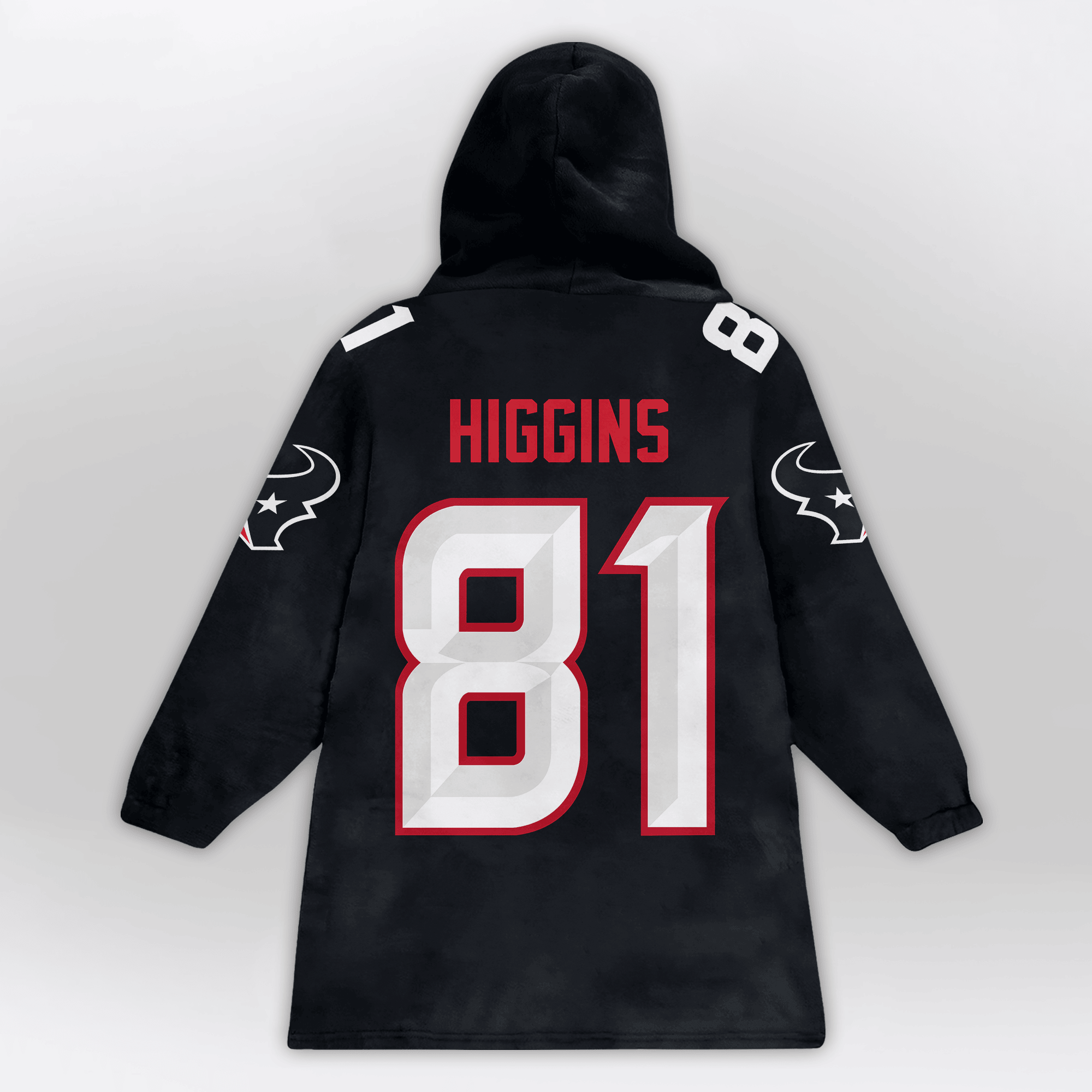 Kid J.H 81 Houston Football Unisex Blanket Hoodie