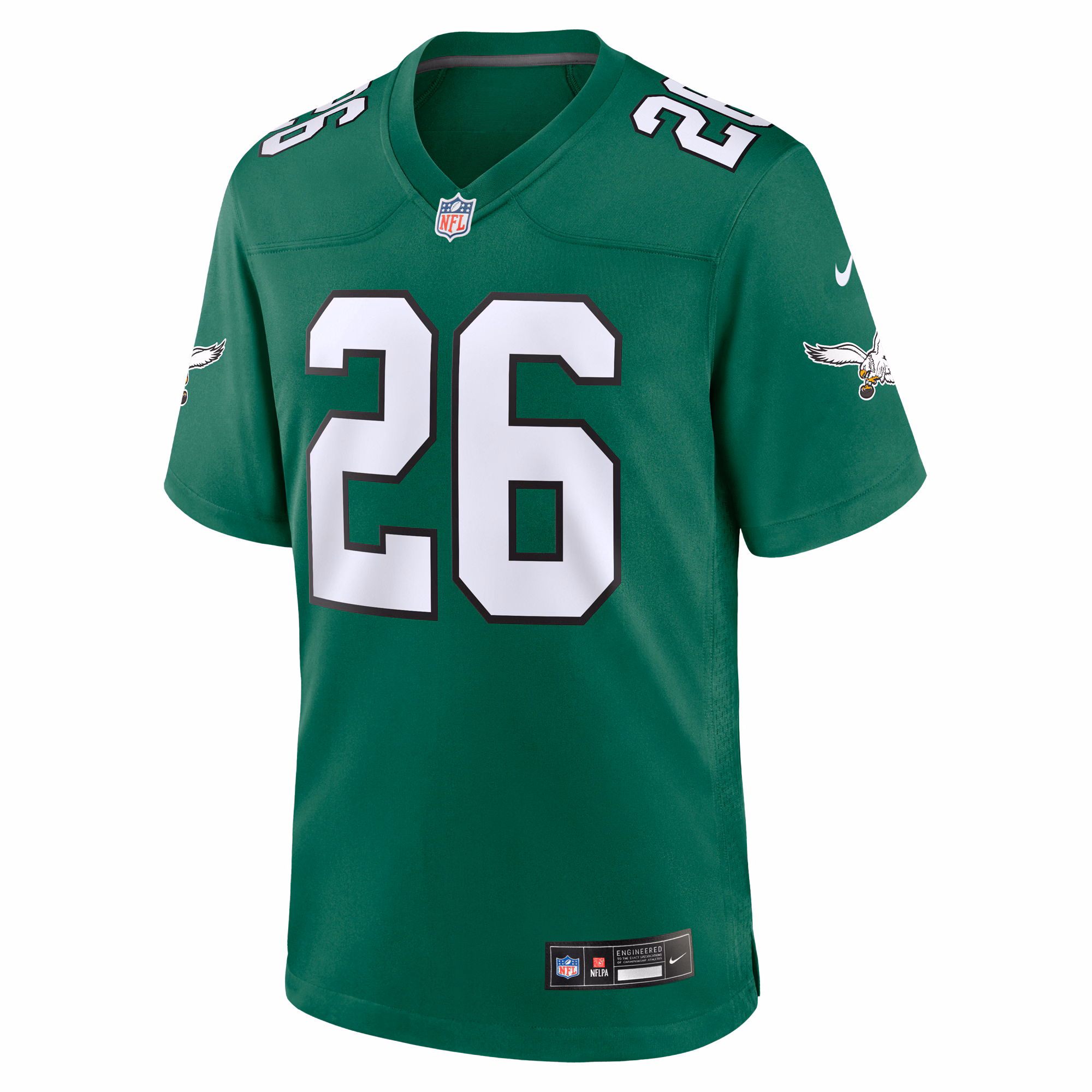 Men's Philadelphia Eagles #26 Saquon Barkley Kelly Green Alternate Game Jersey