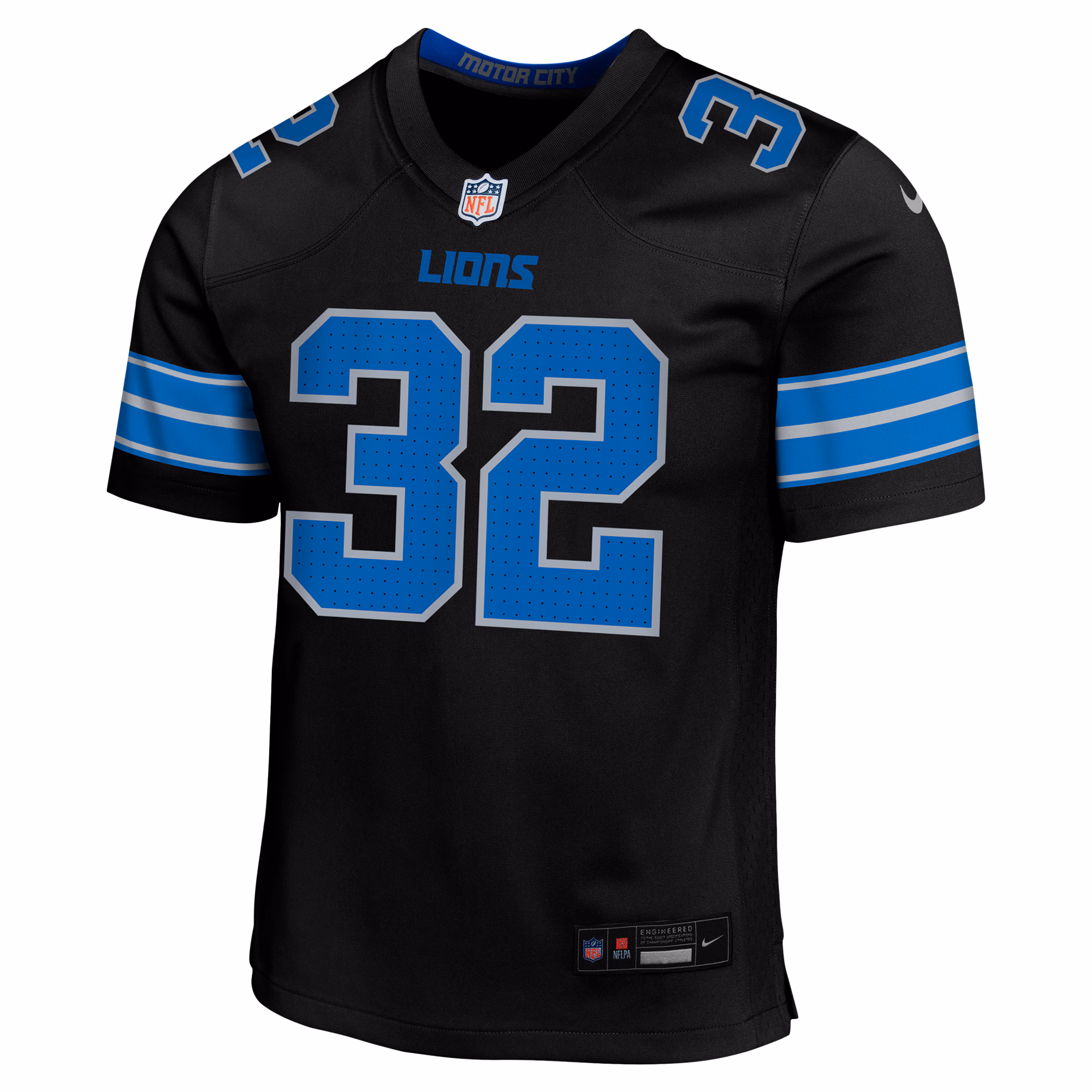 Brian Branch Detroit Lions Youth Alternate Player Game Jersey - Black