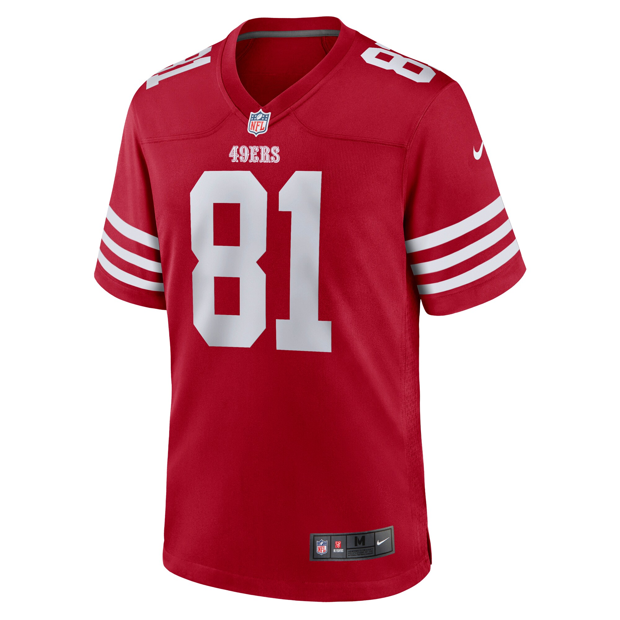 Cameron Latu San Francisco 49ers  Team Game Jersey - Scarlet