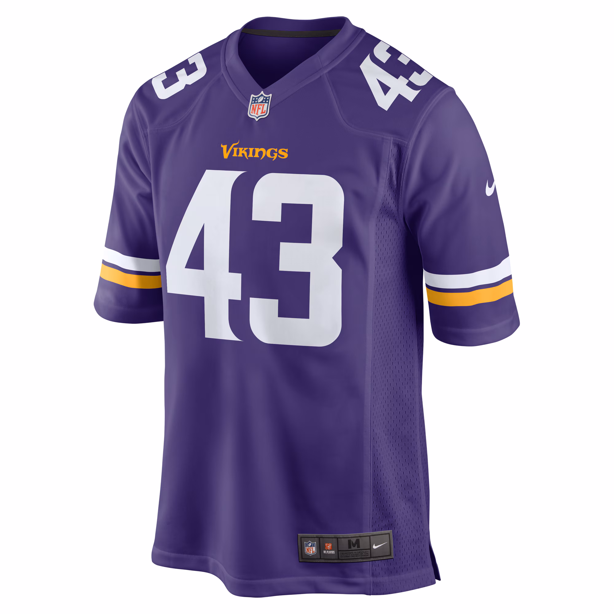 Andrew Van Ginkel Minnesota Vikings Team Game Jersey -  Purple