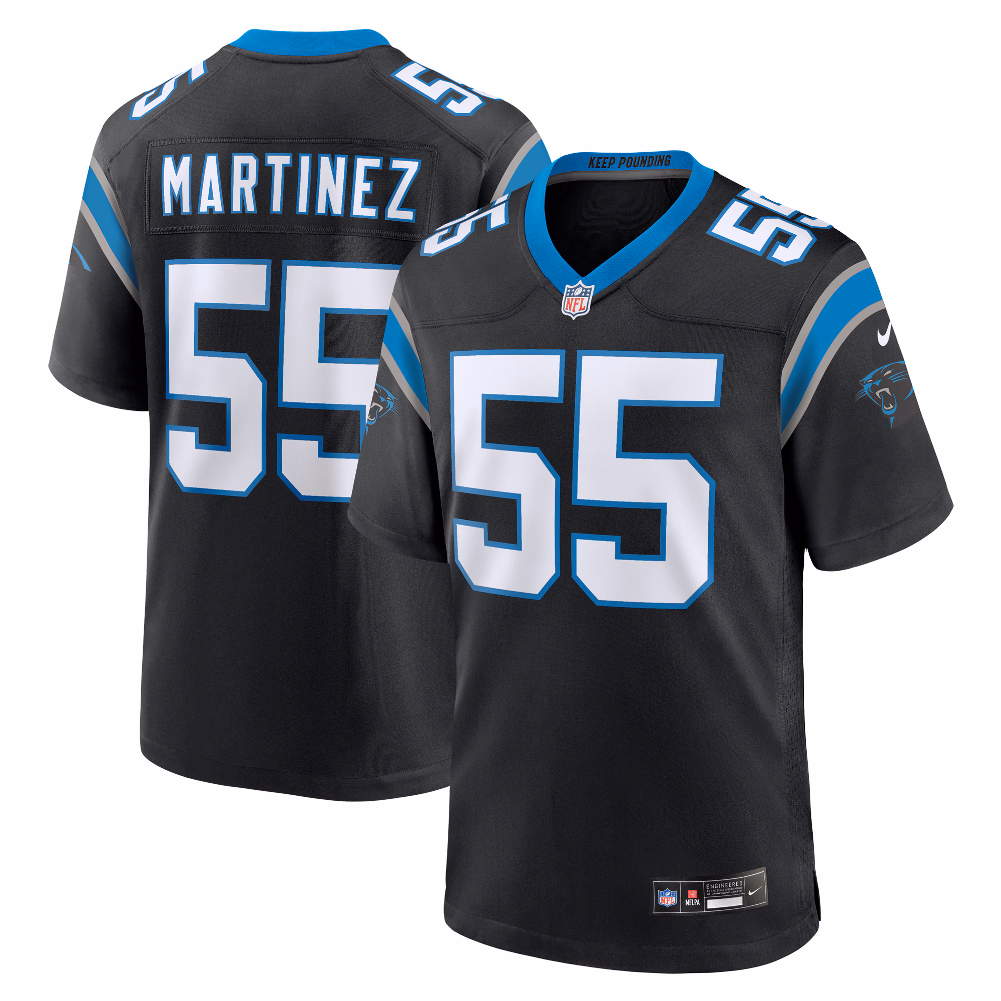 Blake Martinez Carolina Panthers  Game Jersey -  Black