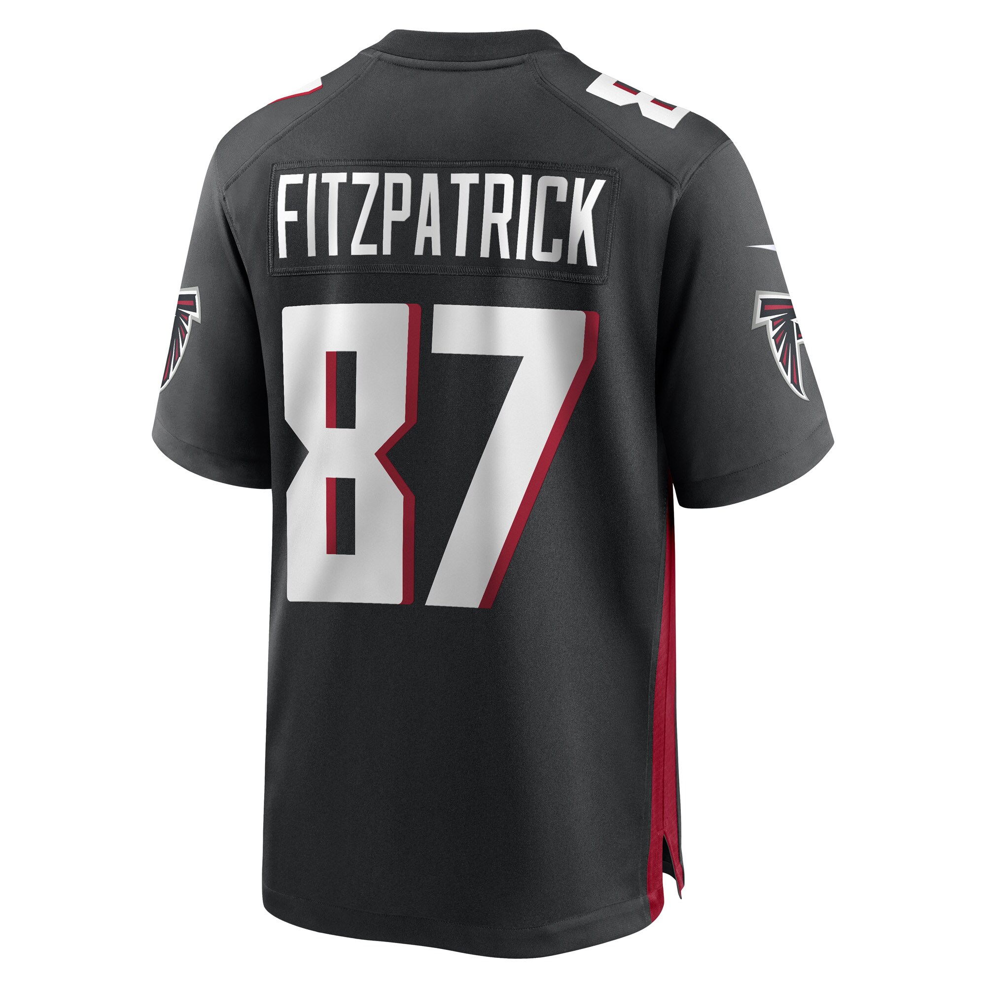 John FitzPatrick Atlanta Falcons Game Player Jersey - Black