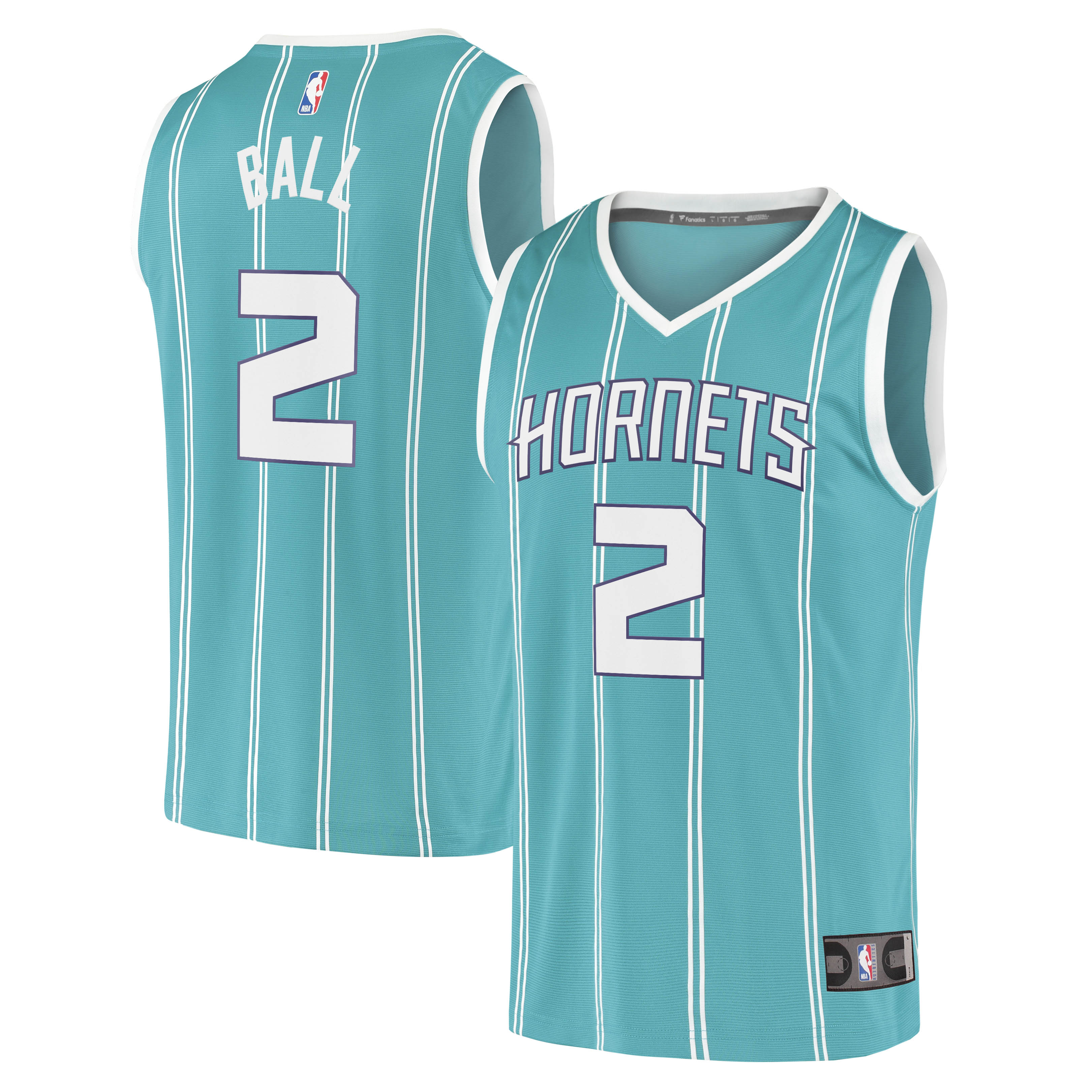 LaMelo Ball Charlotte Hornets  2020/21 Fast Break Replica Jersey - Icon Edition - Teal