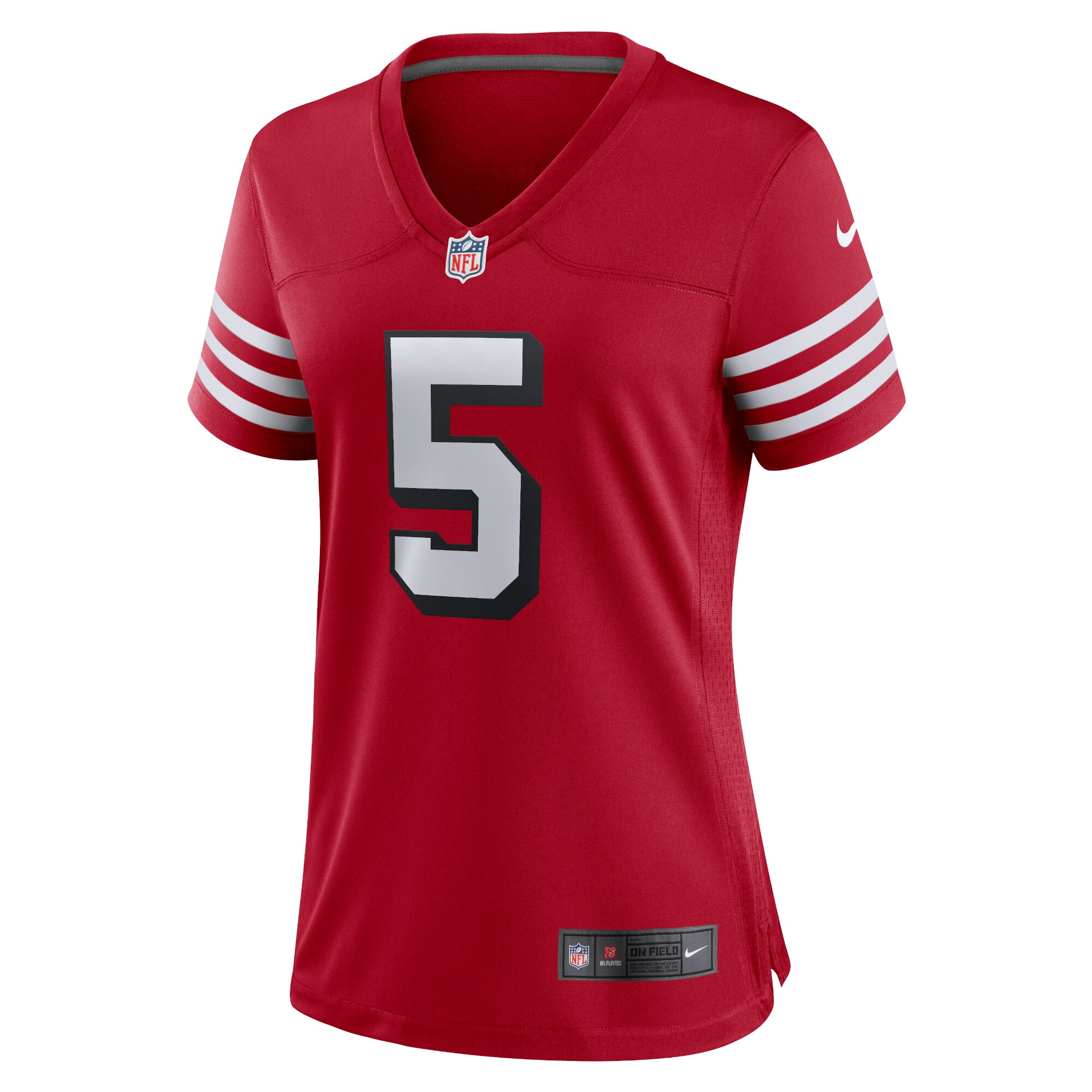 Trey Lance San Francisco 49ers  Women's Alternate Game Jersey - Scarlet