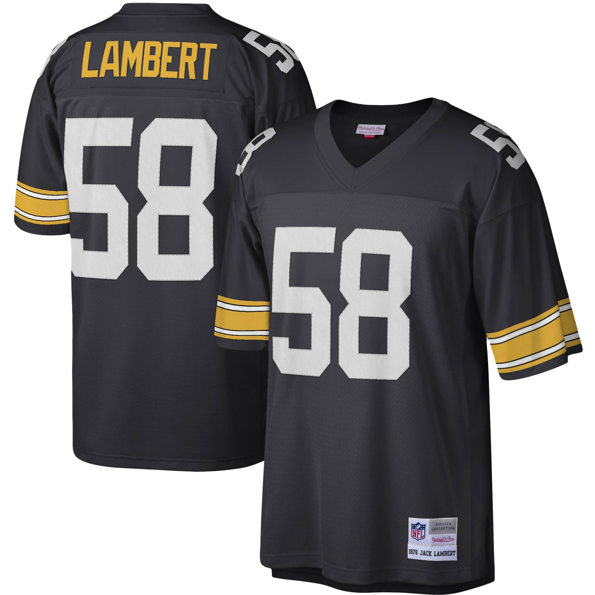Jack Lambert Pittsburgh Steelers Legacy Replica Jersey - Black
