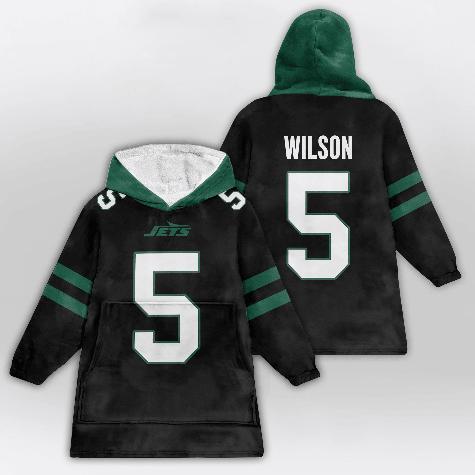 Kid G.W 5 New York J Football Unisex Blanket Hoodie