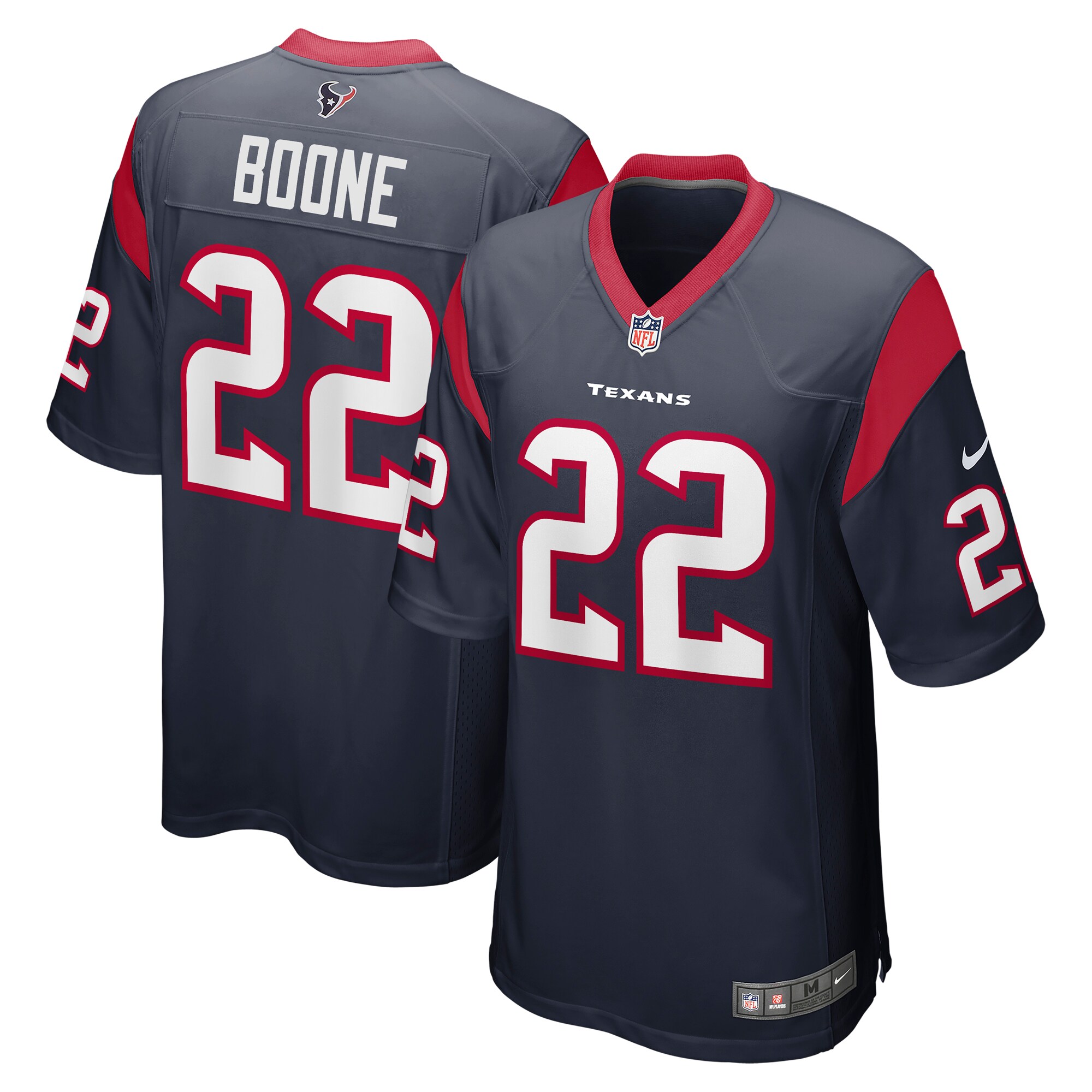 Mike Boone Houston Texans  Game Player Jersey - Navy