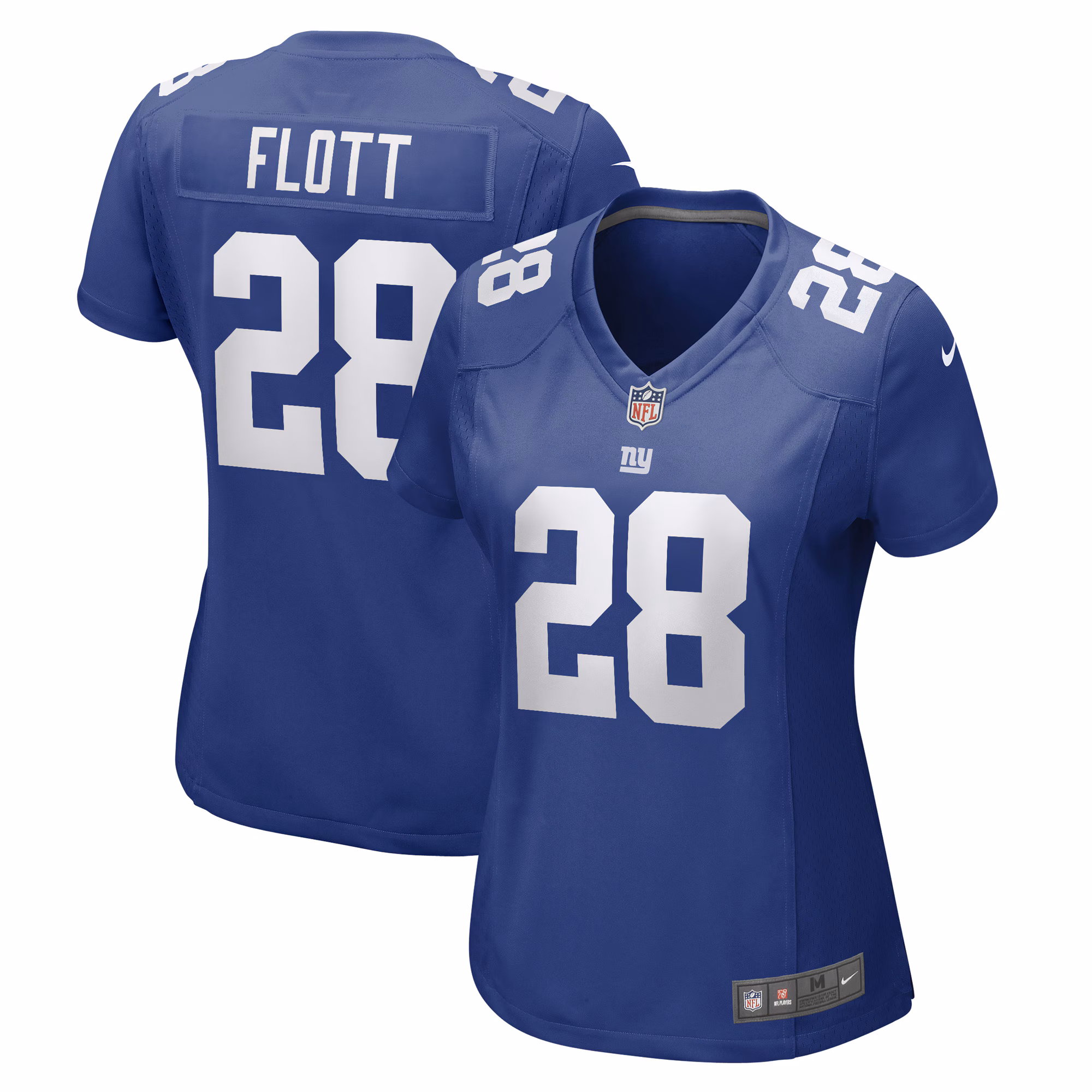 Cor'Dale Flott New York Giants Women's Game Player Jersey - Royal