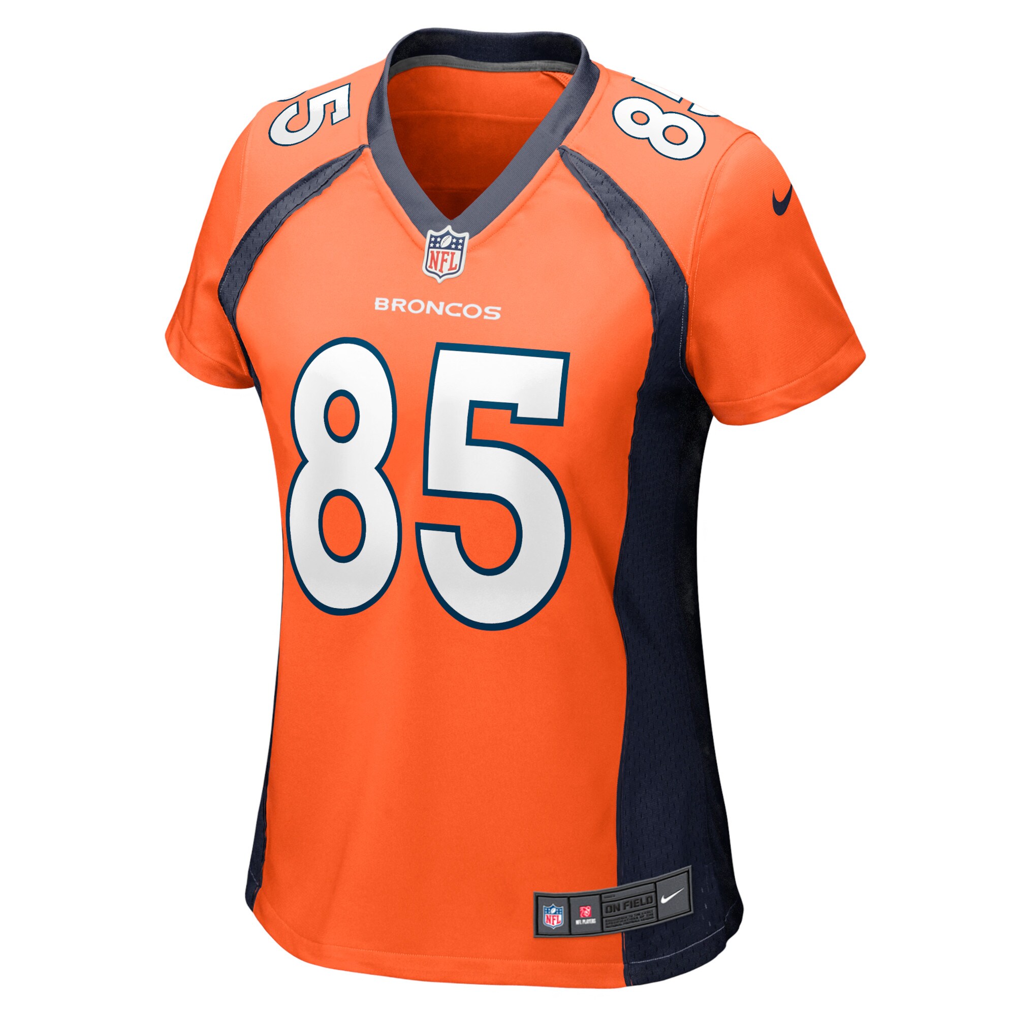 Albert Okwuegbunam Denver Broncos  Women's Game Jersey - Orange