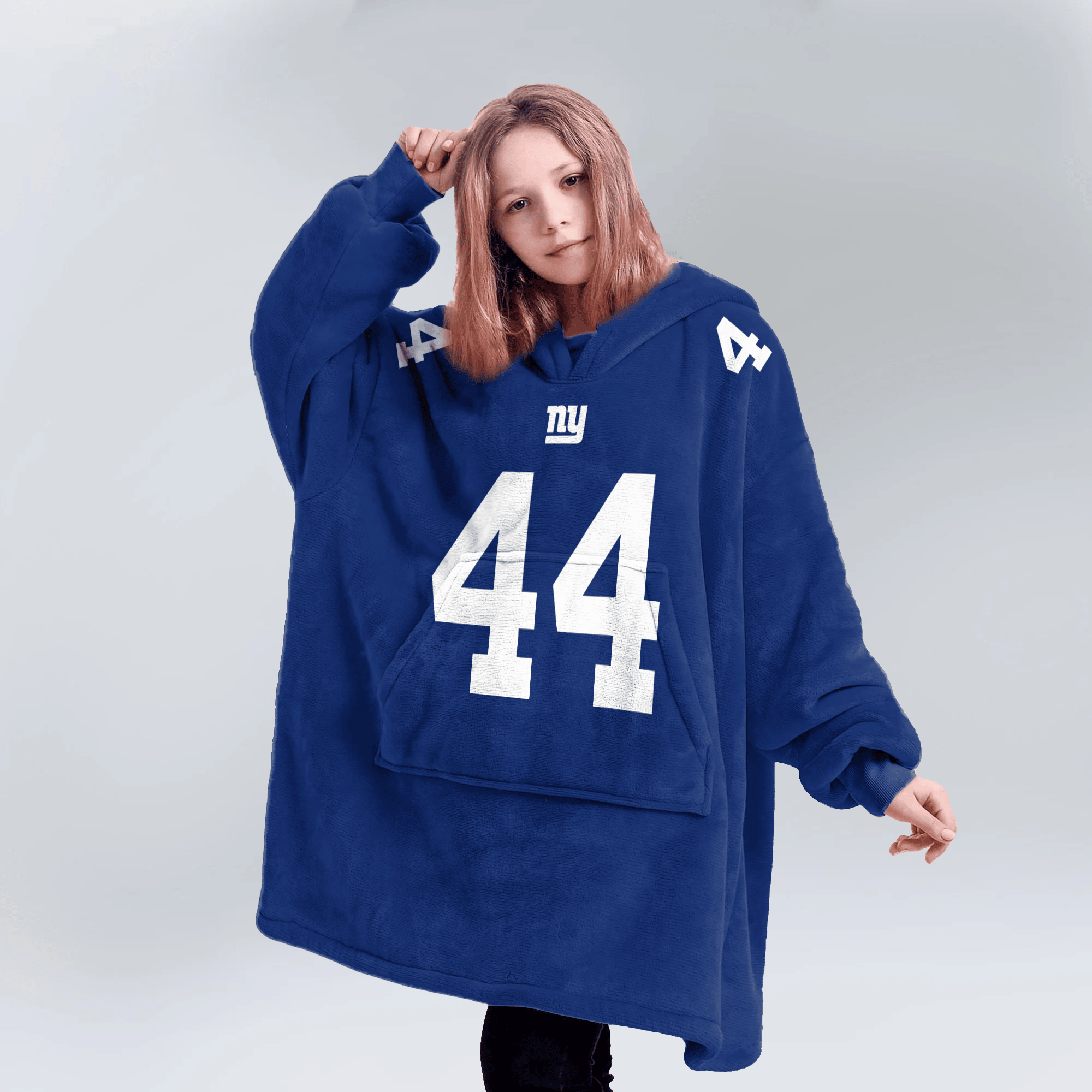 C.S 44 New York G Football Unisex Blanket Hoodie