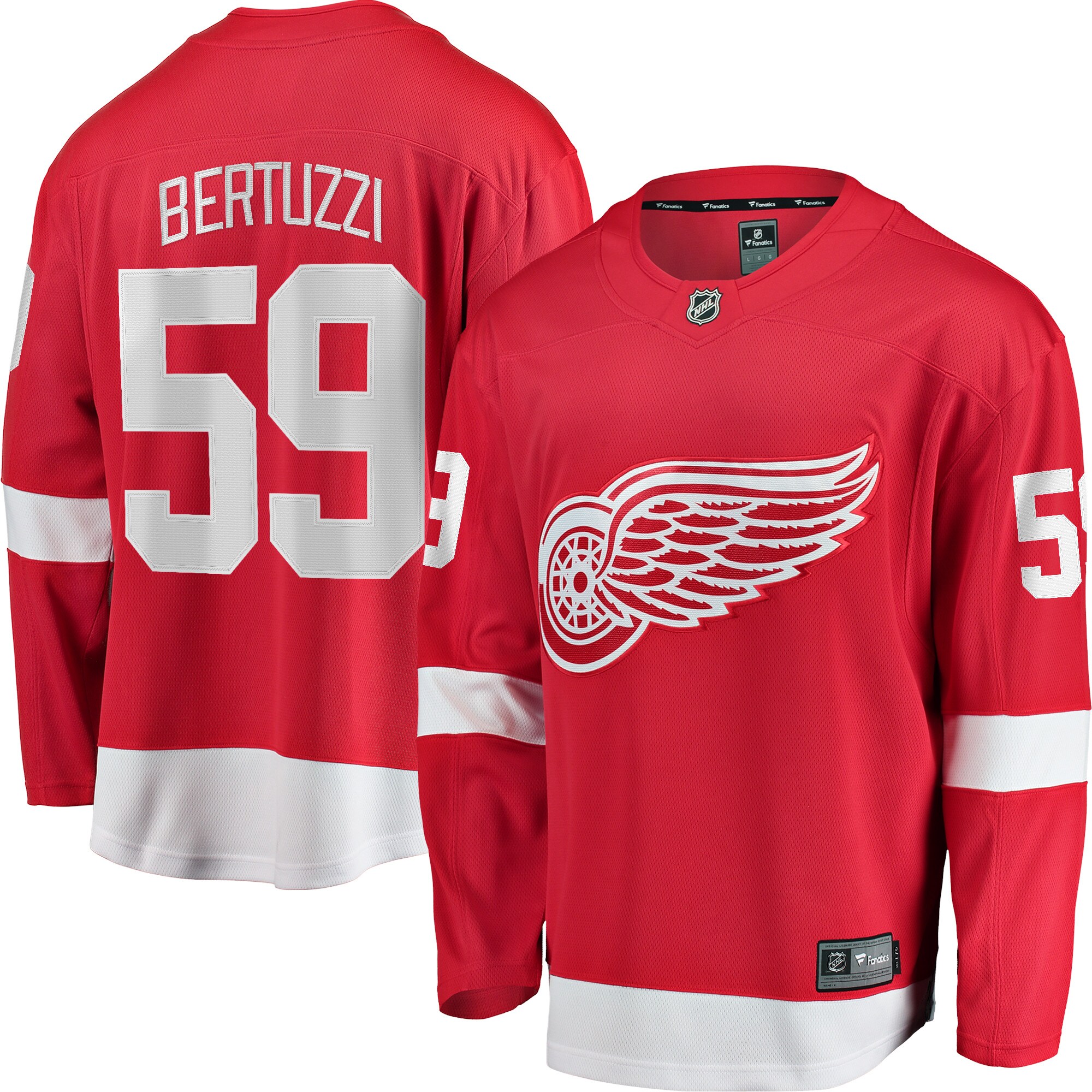Tyler Bertuzzi Detroit Red Wings Breakaway Player Jersey - Red