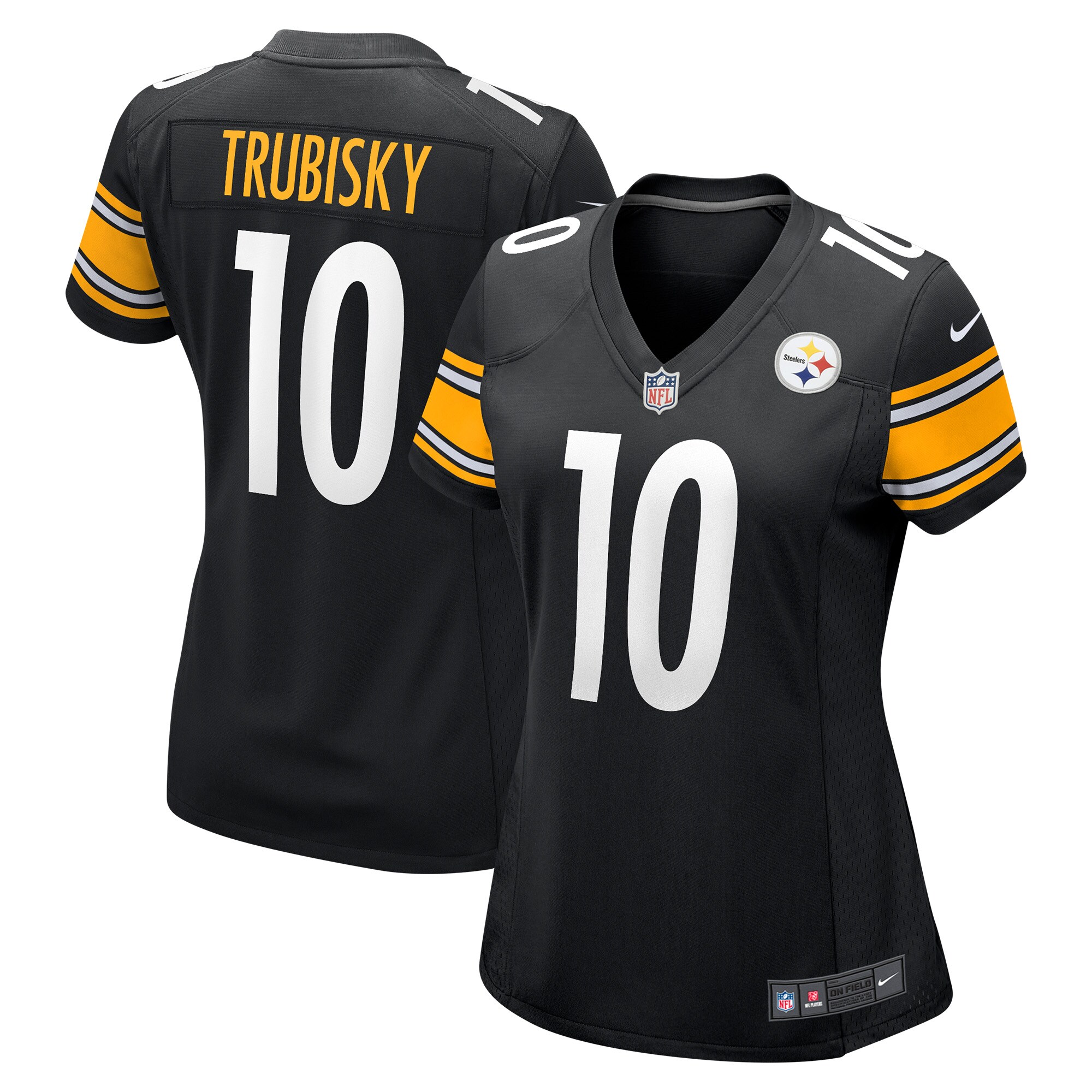 Mitchell Trubisky Pittsburgh Steelers  Women's Game Jersey - Black