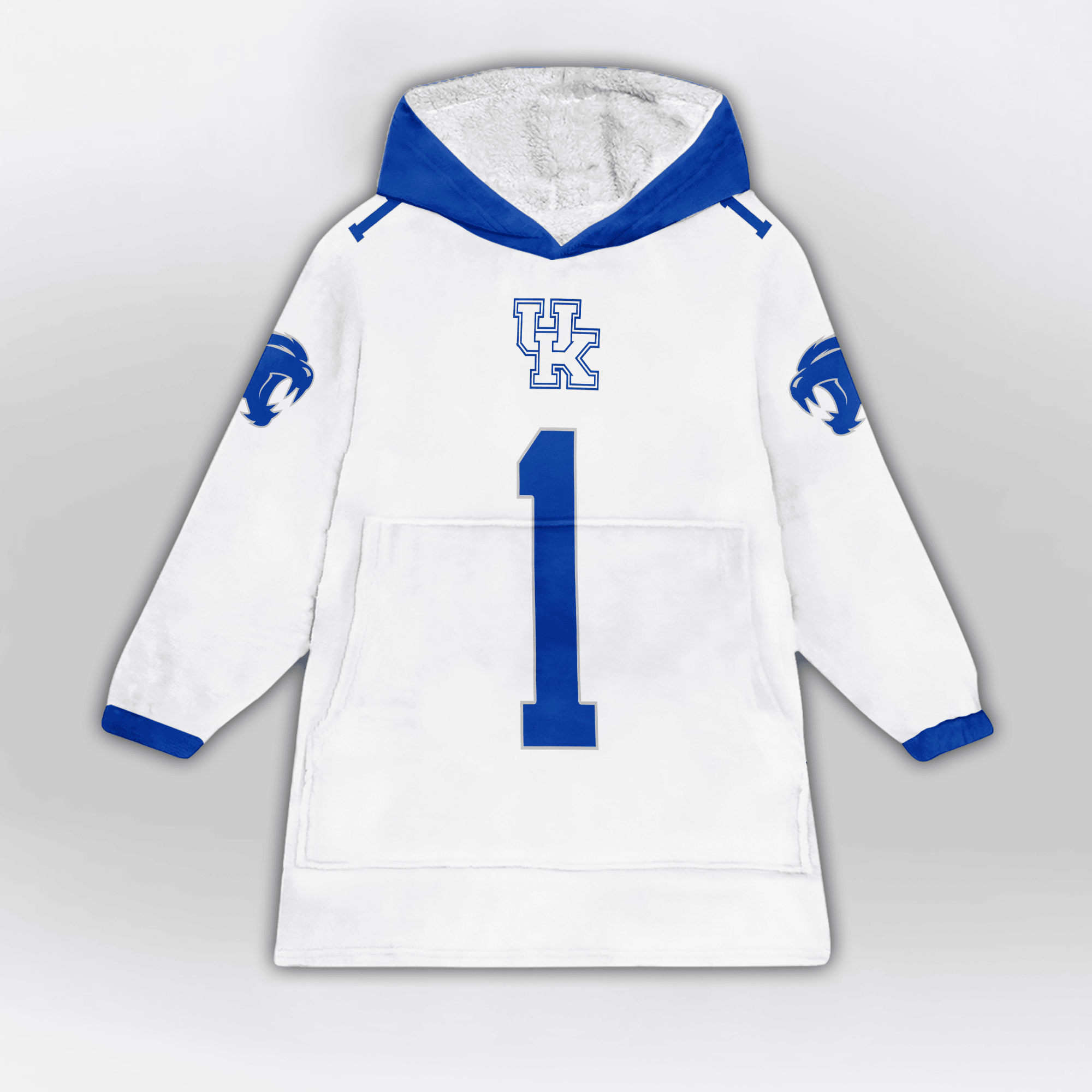 Kid #1 Kentucky Football Unisex Blanket Hoodie