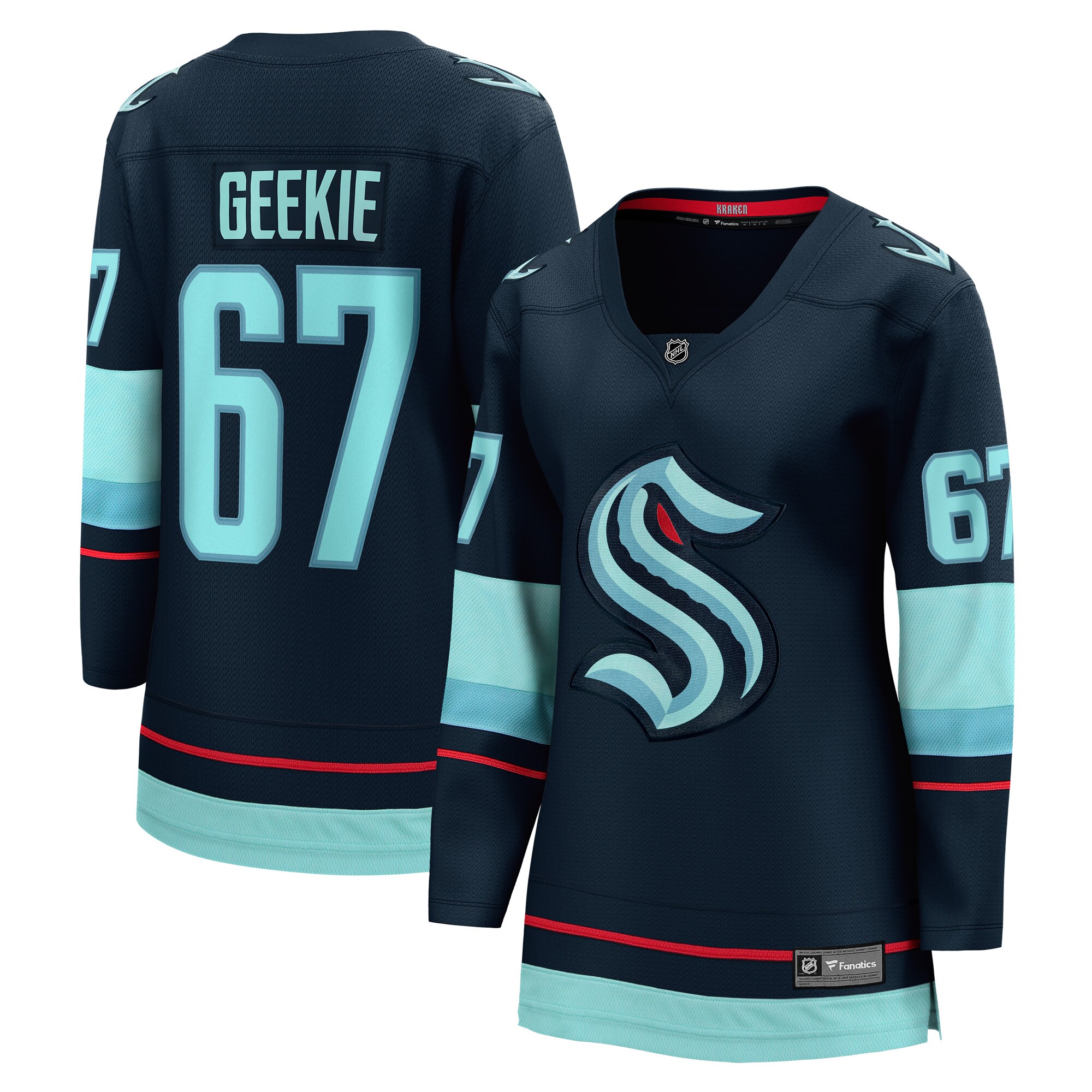Morgan Geekie Seattle Kraken Women's Home Breakaway Player Jersey - Deep Sea Blue