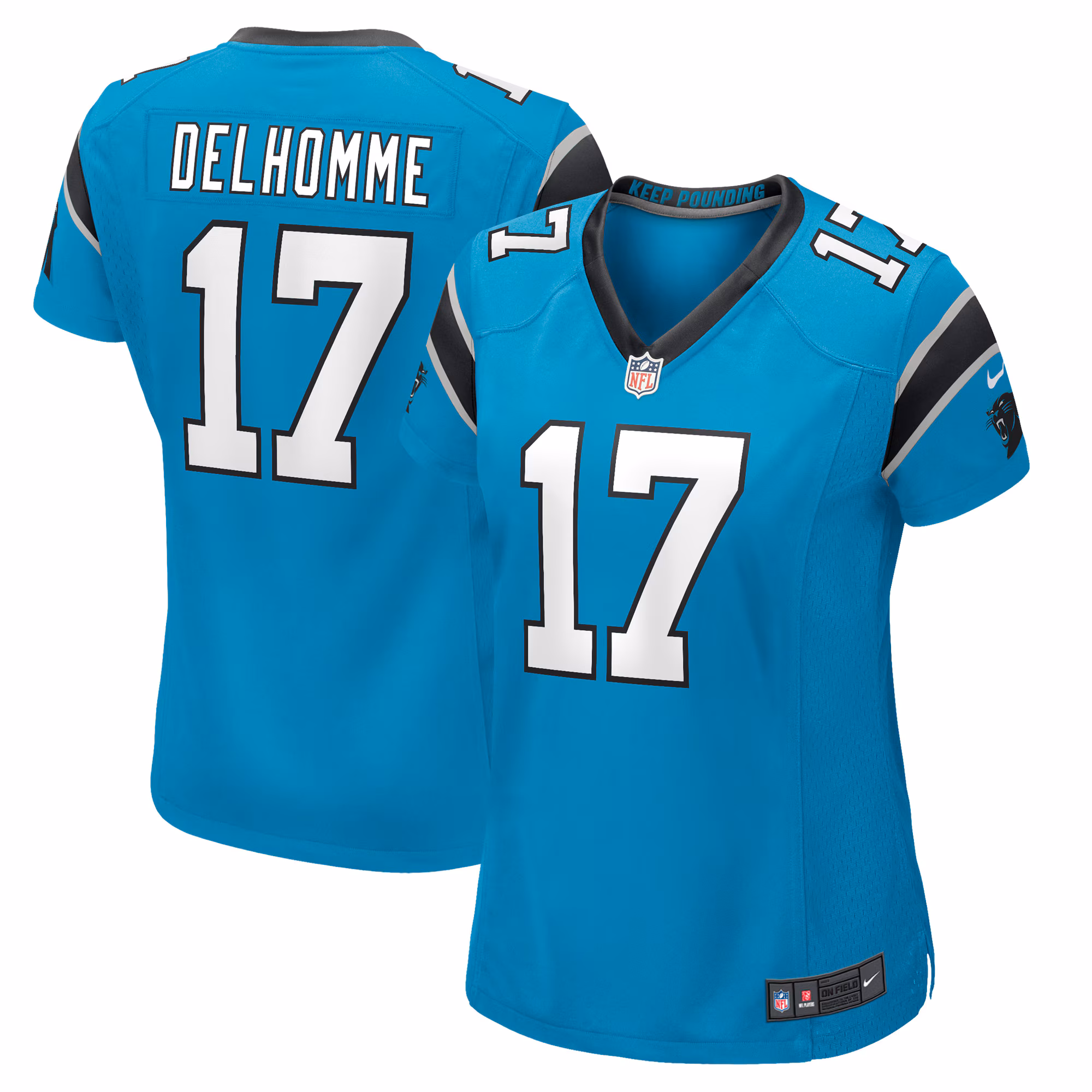 Jake Delhomme Carolina Panthers Women's Retired Player Jersey - Blue