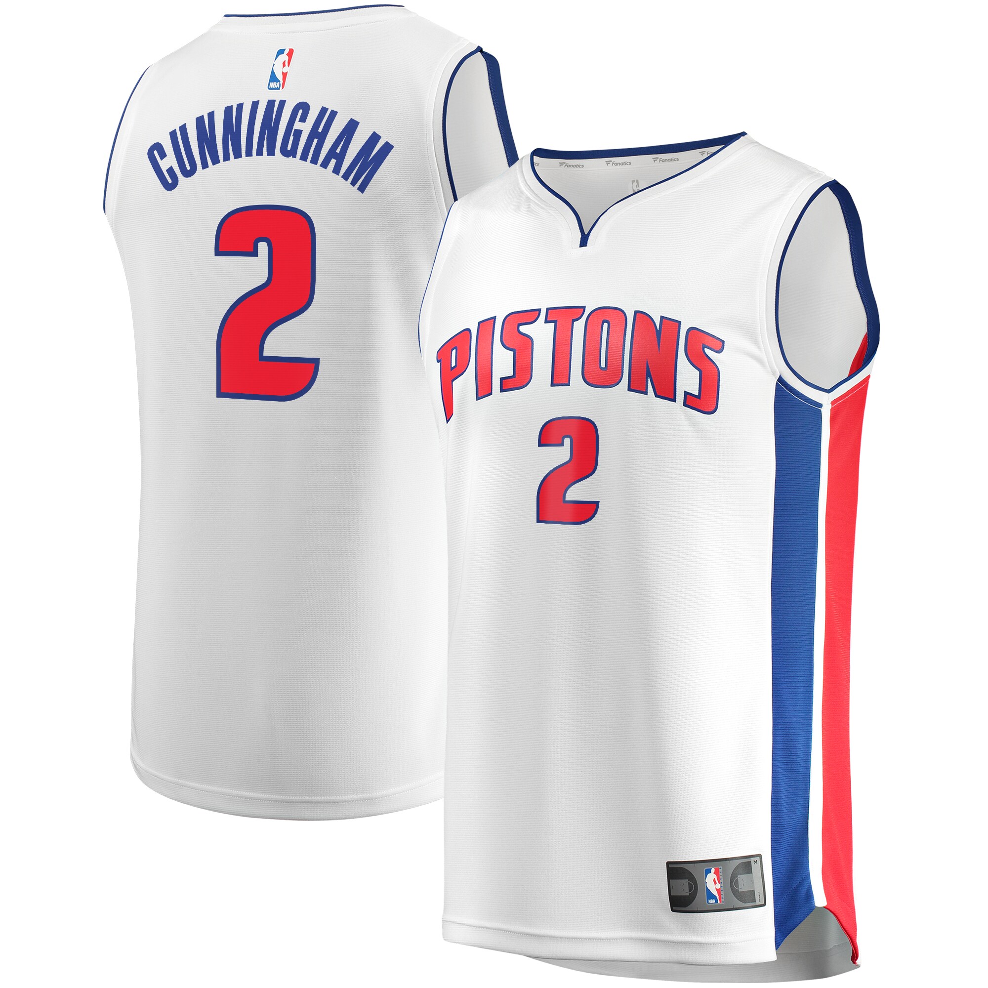 Cade Cunningham Detroit Pistons  Fast Break Replica Jersey - Association Edition - White