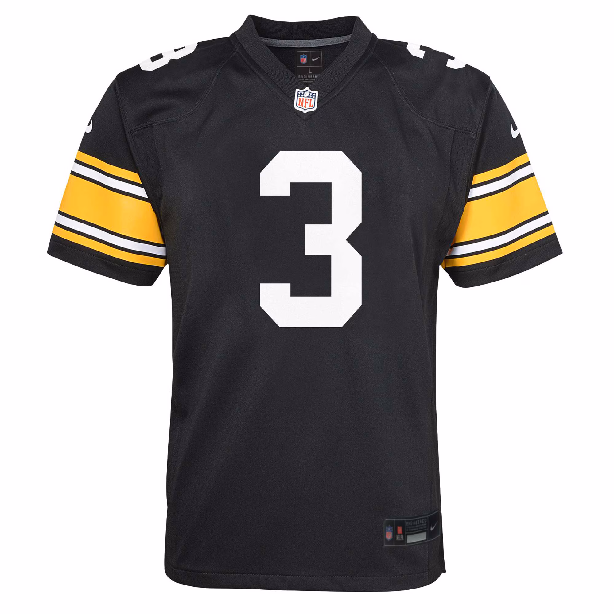Russell Wilson Pittsburgh Steelers Youth Alternate Player Game Jersey - Black