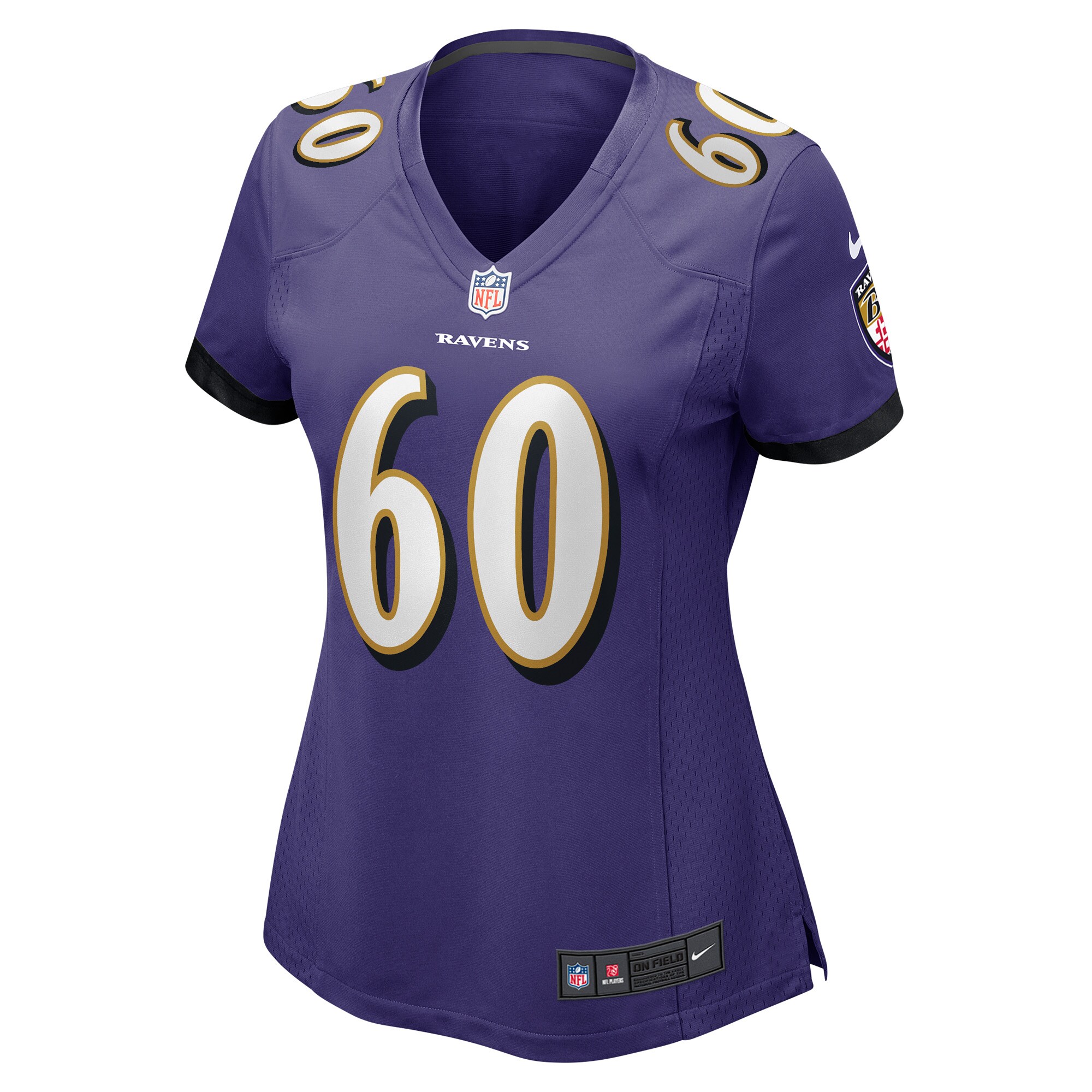 Steven Means Baltimore Ravens  Women's Game Player Jersey - Purple