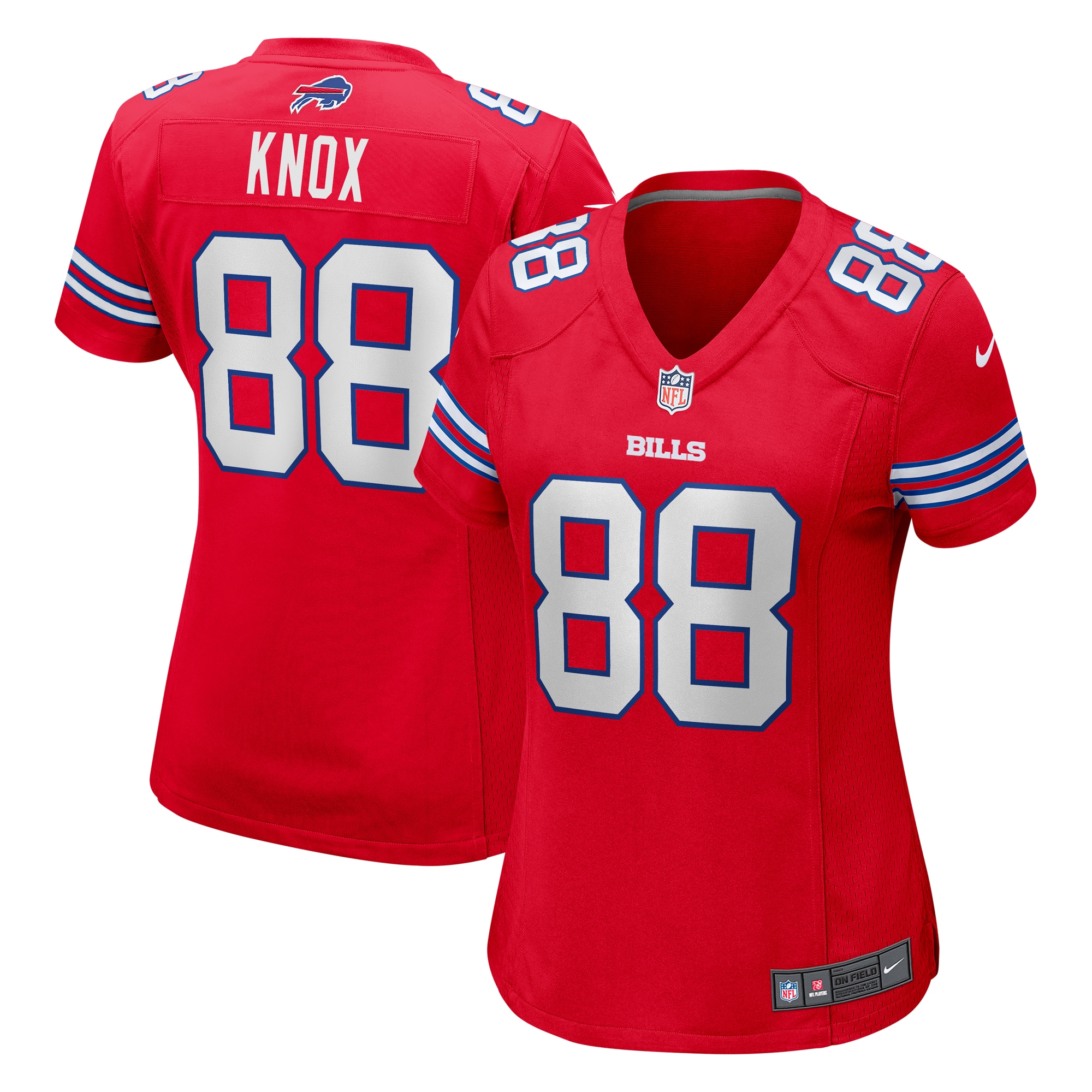 Dawson Knox Buffalo Bills Women's Player Jersey - Red