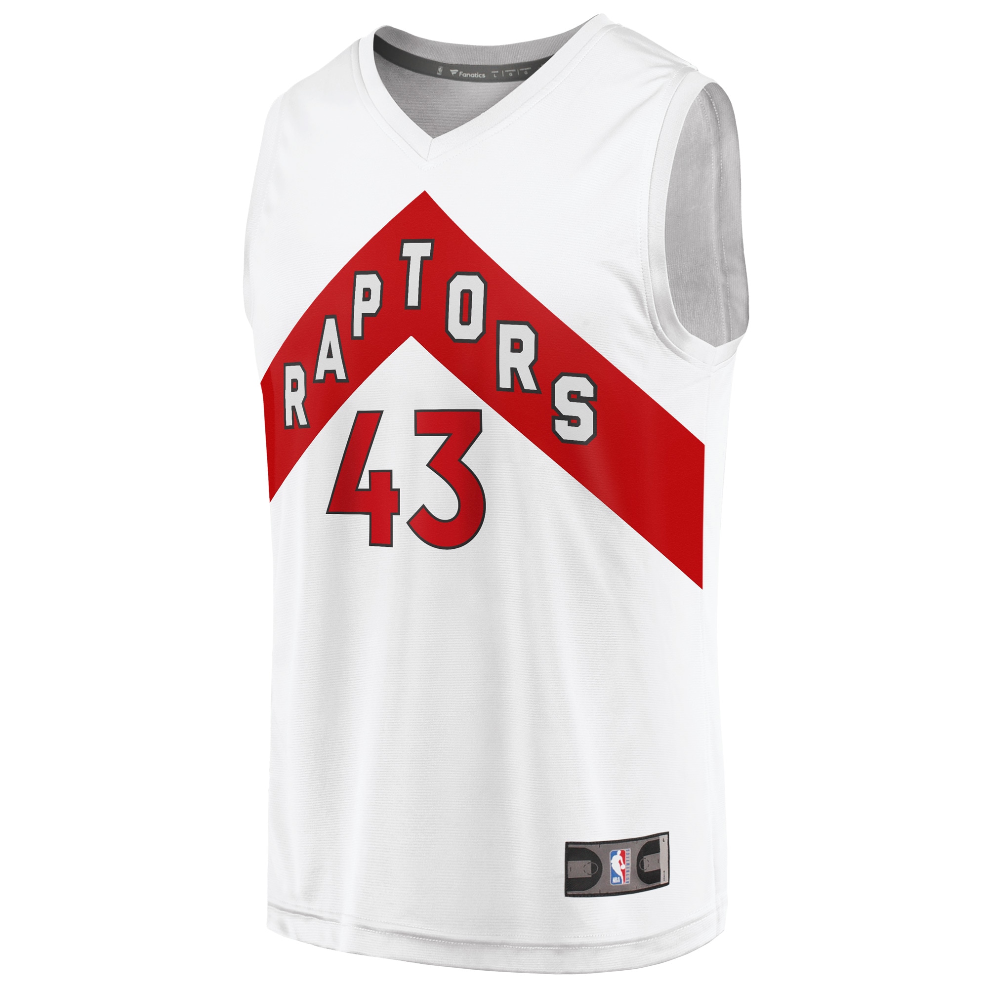 Pascal Siakam Toronto Raptors  2020/21 Fast Break Replica Player Jersey White - Association Edition