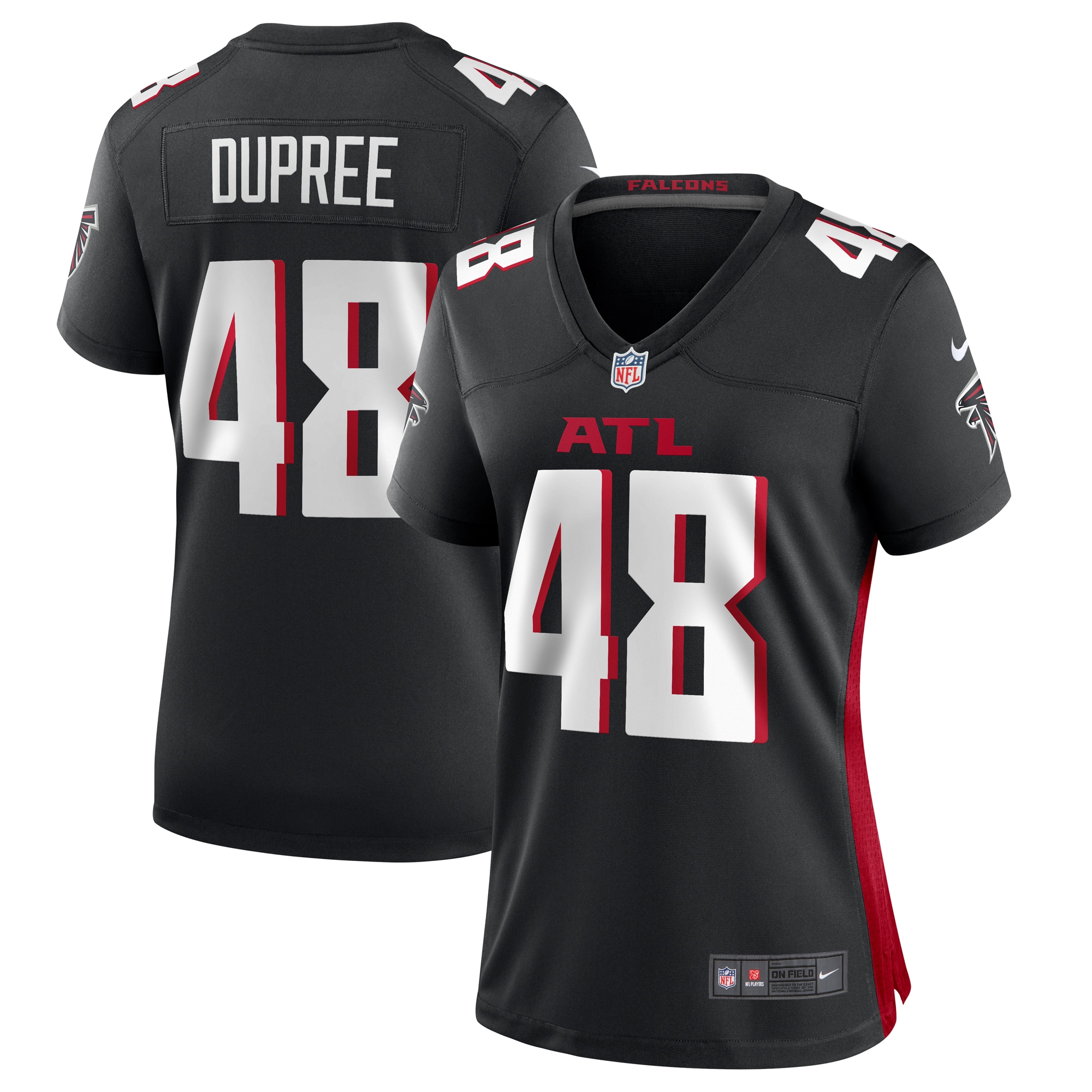 Bud Dupree Atlanta Falcons Women's Game Player Jersey - Black