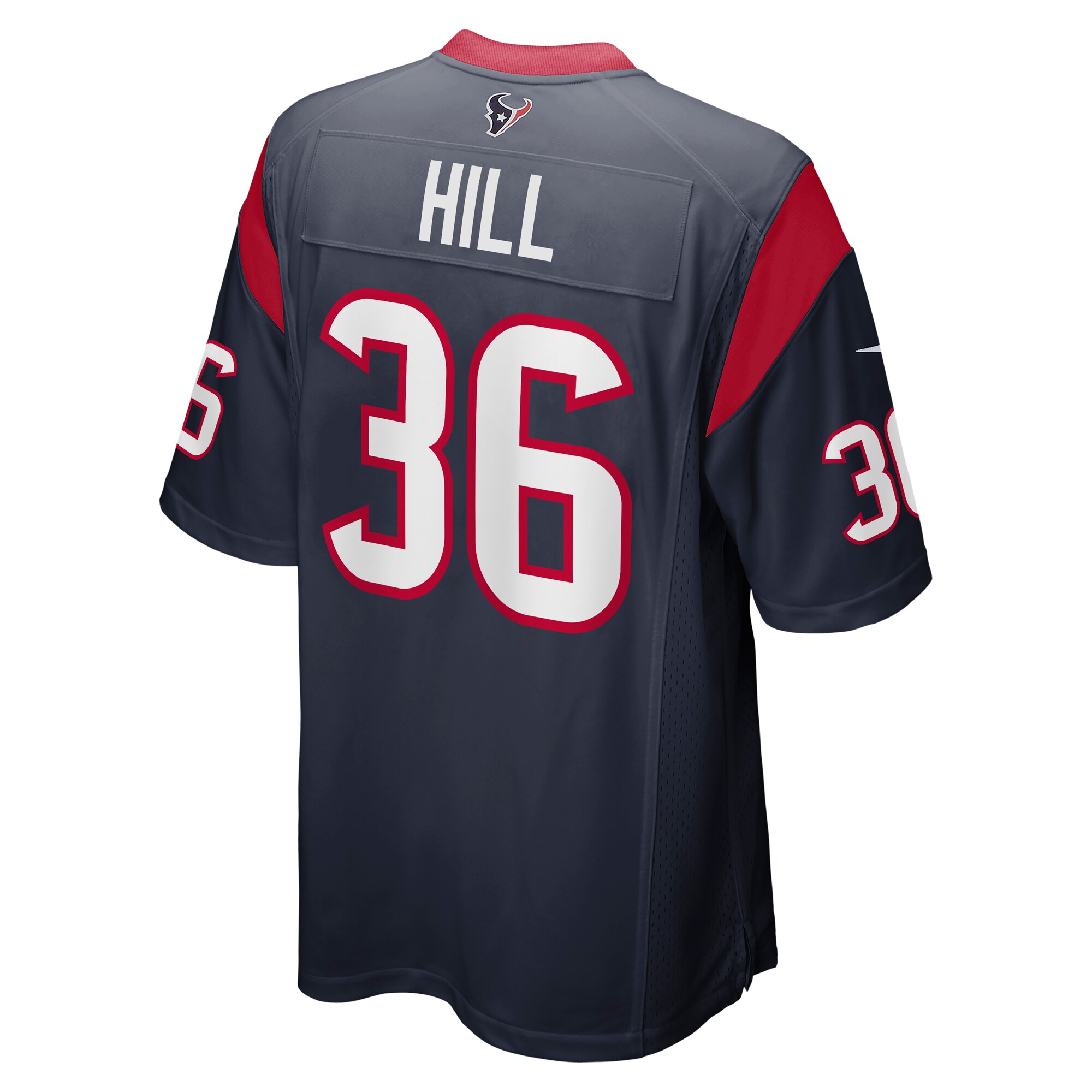 Brandon Hill Houston Texans  Team Game Jersey - Navy