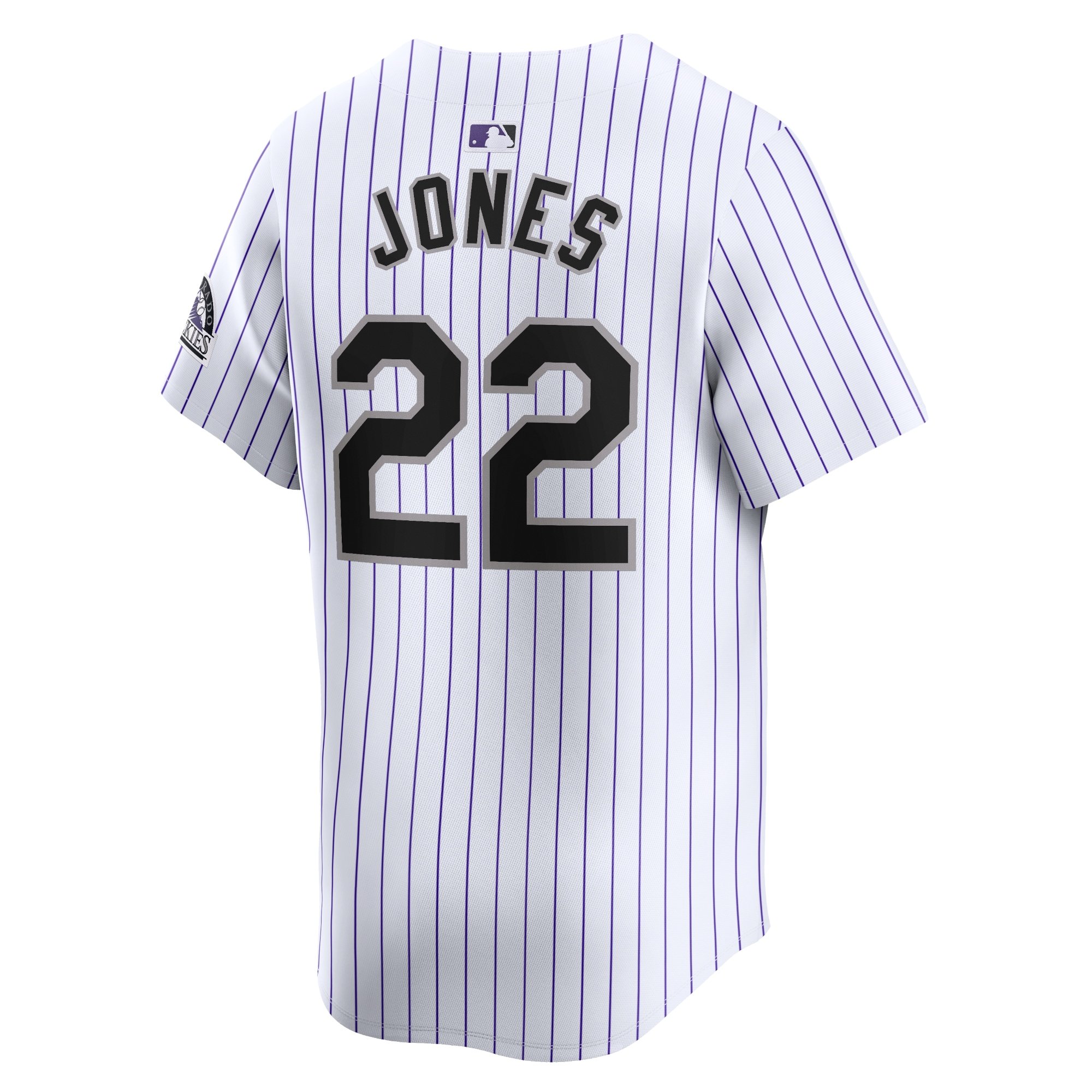 Men's Colorado Rockies Nolan Jones  White Home Limited Player Jersey