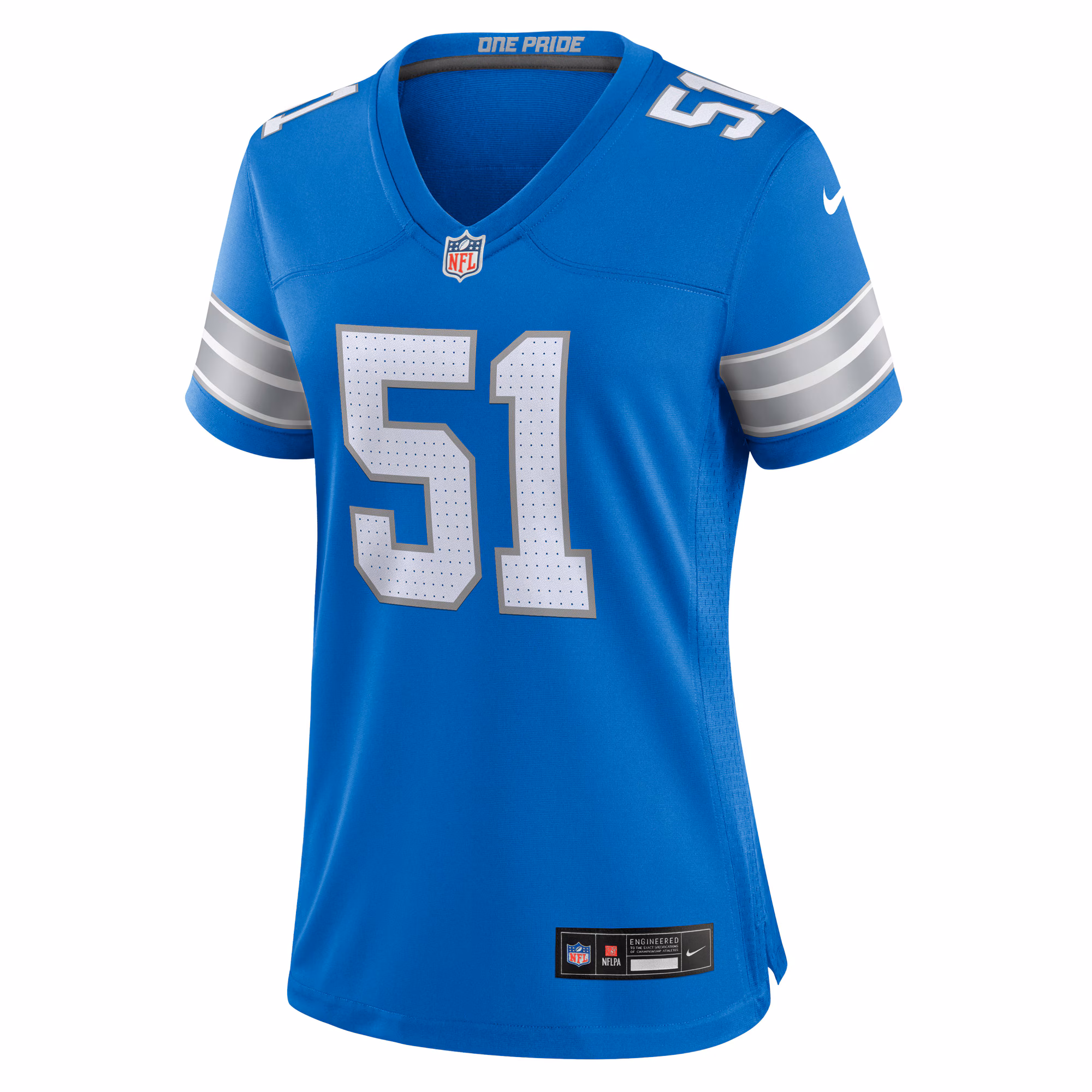 Steele Chambers Detroit Lions Women's Game Jersey -  Blue