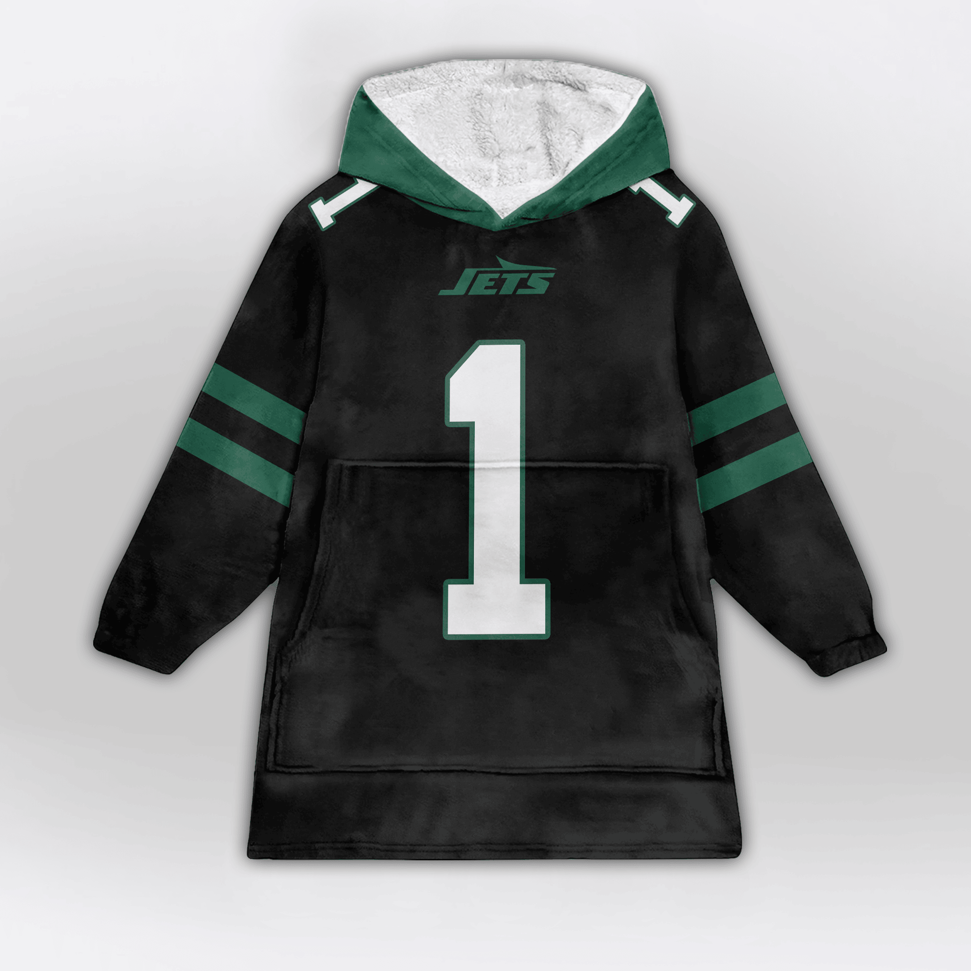 Kid A.S.G 1 New York J Football Unisex Blanket Hoodie