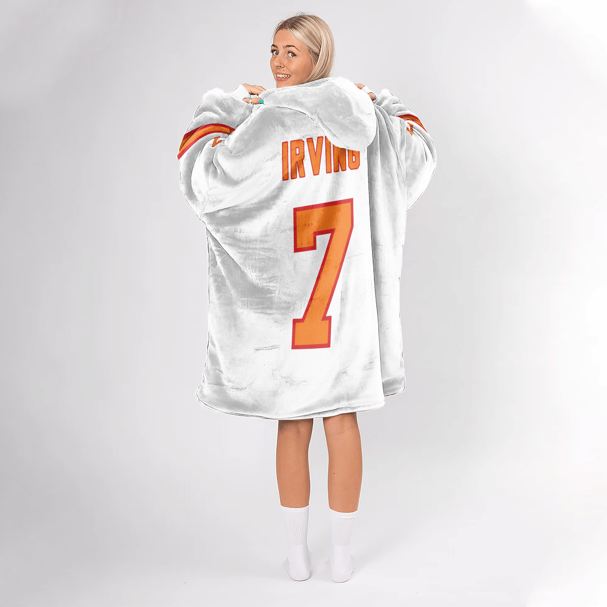 Adult B.I 7 Tampa Bay Football 50th Season Game Unisex Blanket Hoodie