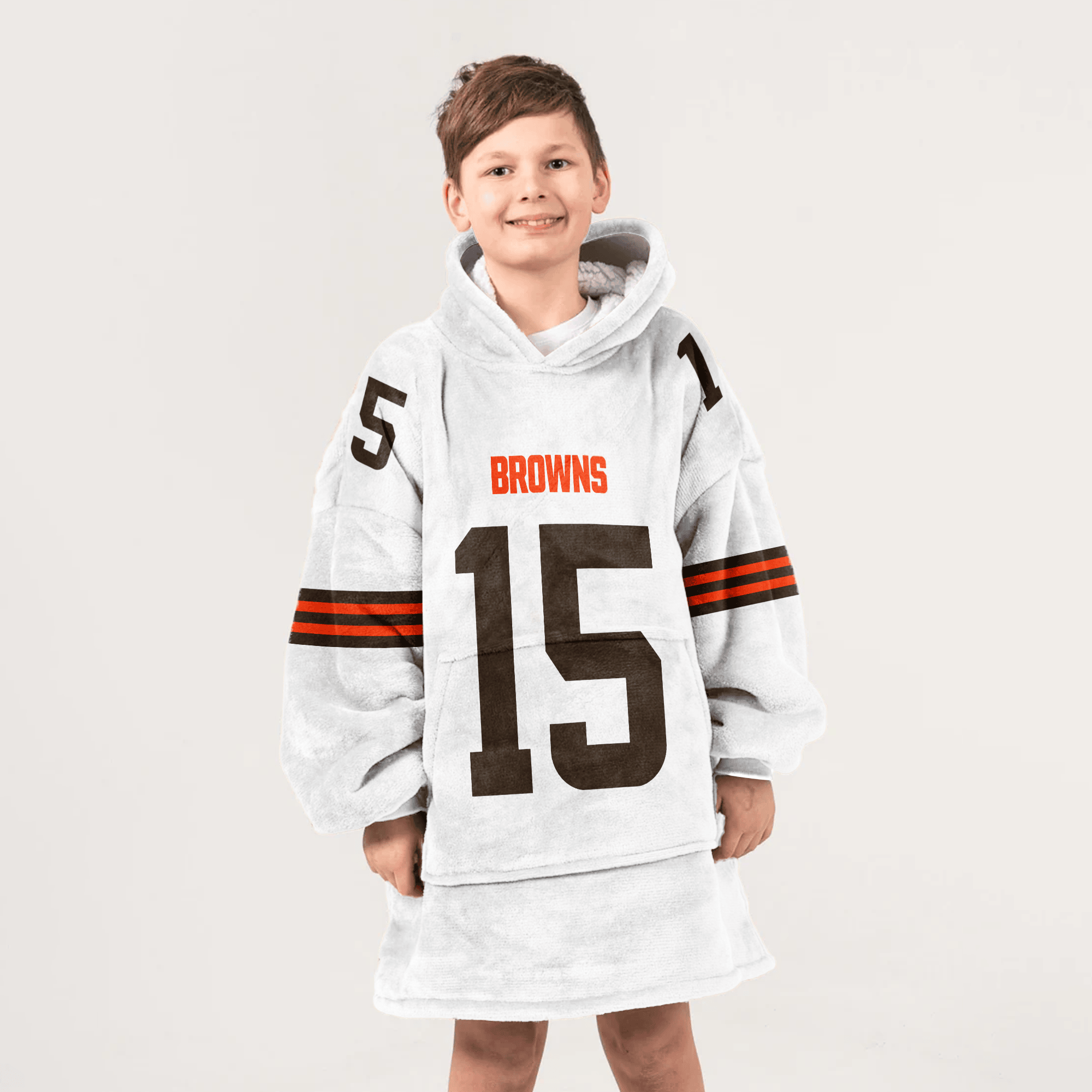 J.F 15 Cleveland Football Unisex Blanket Hoodie