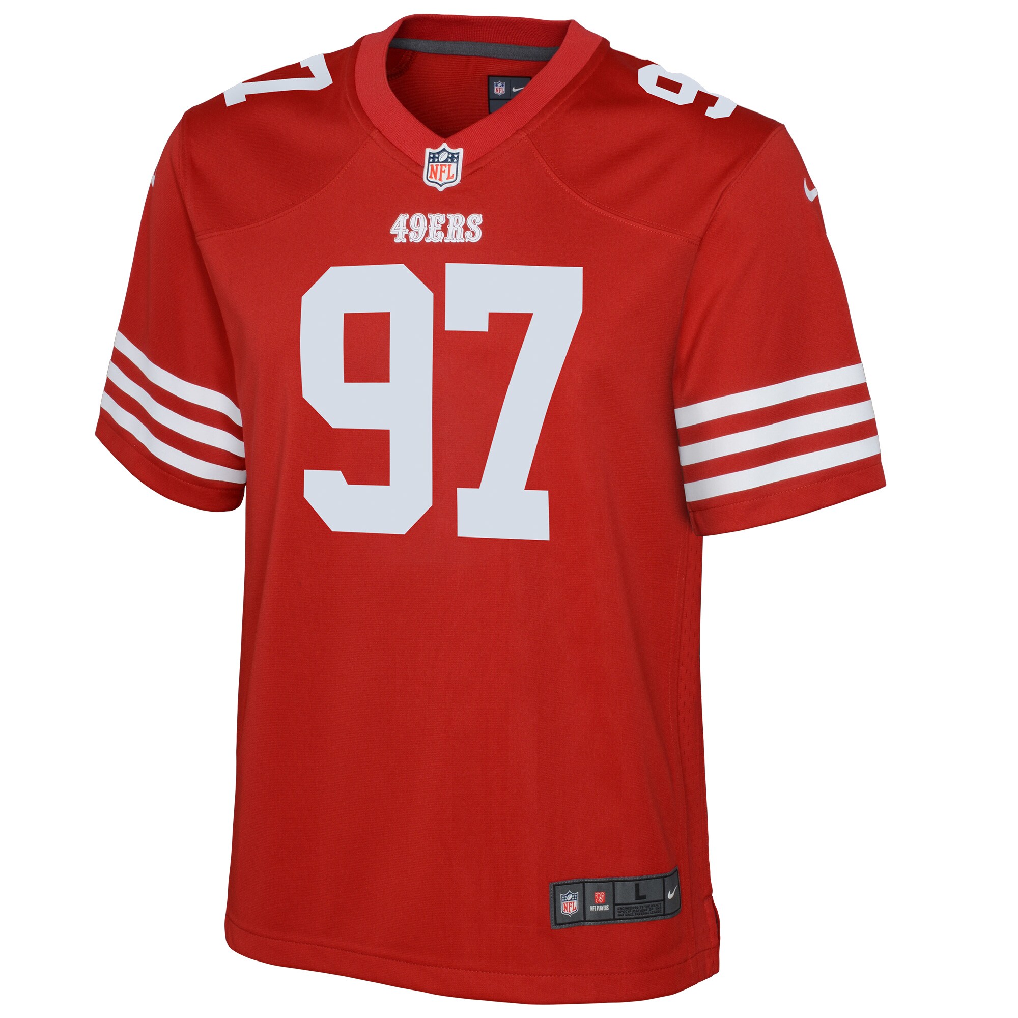 Nick Bosa San Francisco 49ers Youth Game Jersey - White