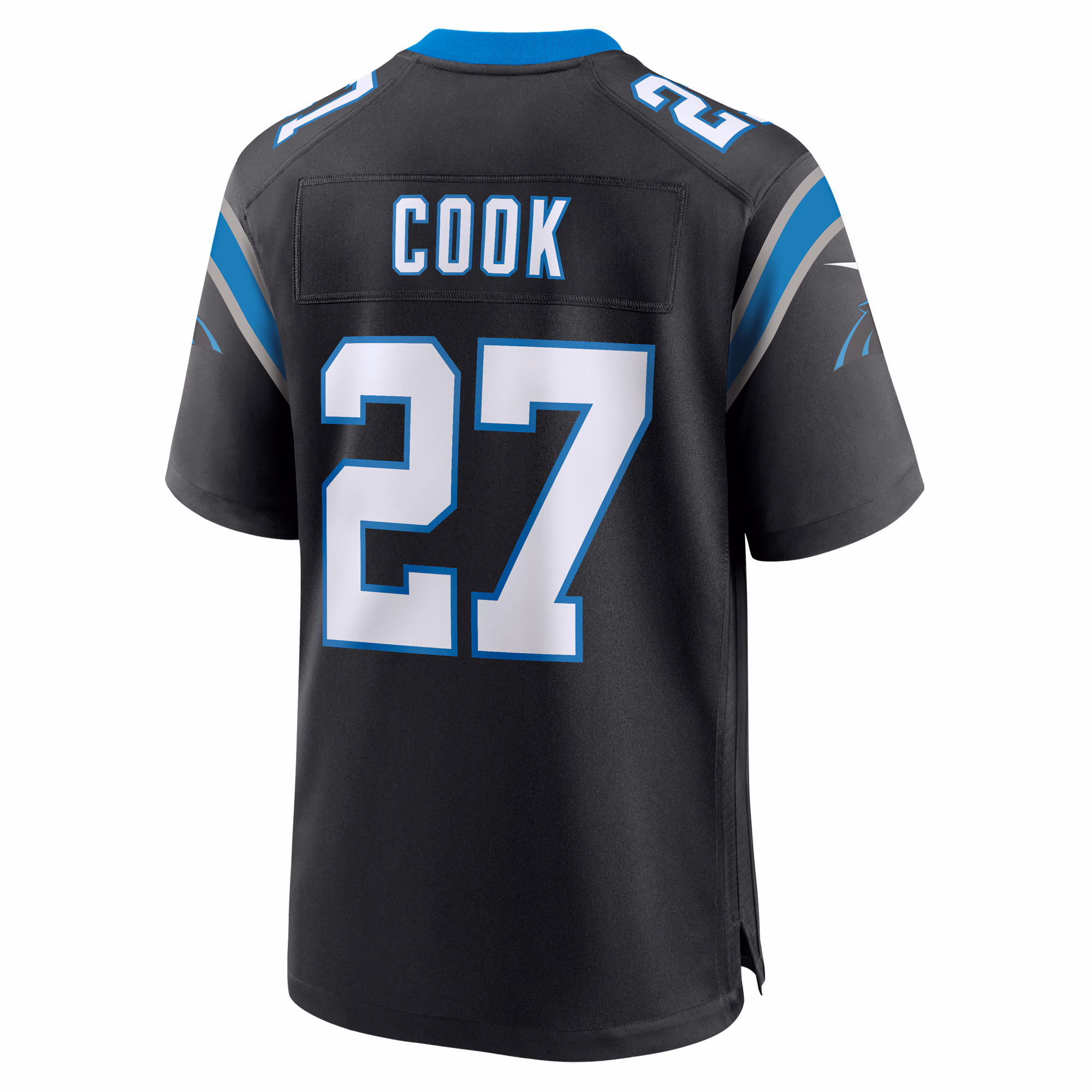 Alex Cook Carolina Panthers  Game Jersey -  Black