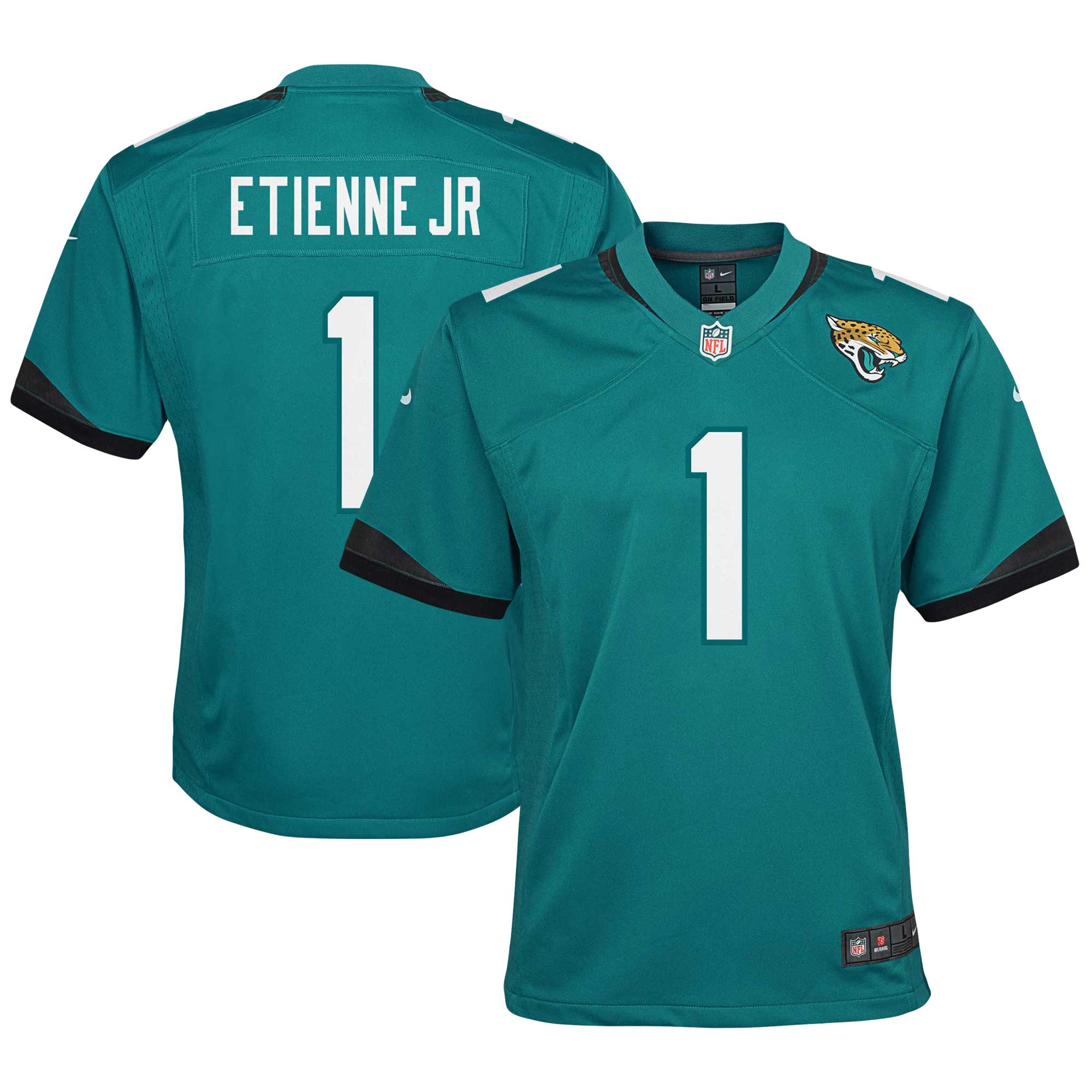 Travis Etienne Jacksonville Jaguars  Youth Game Jersey - Teal
