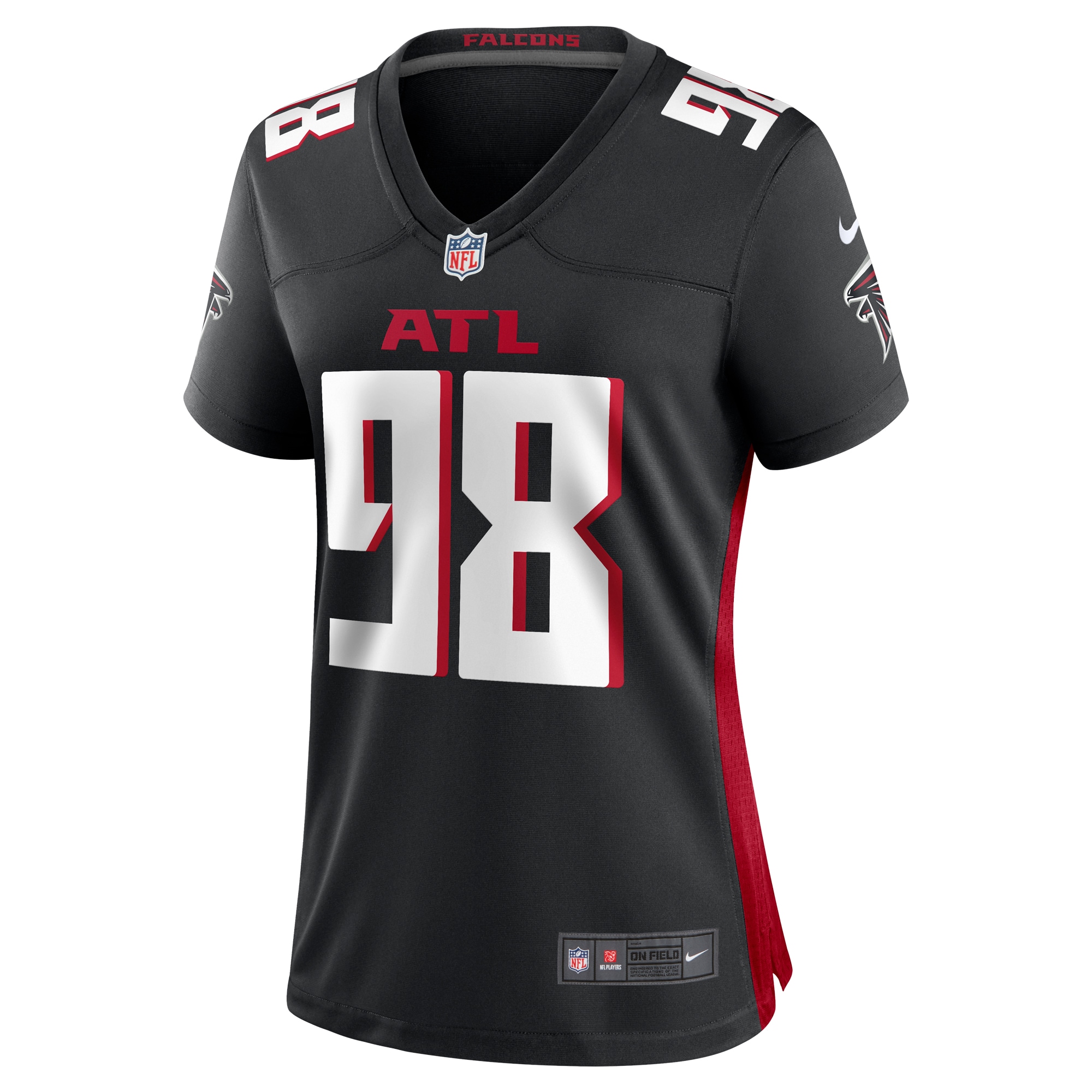 Timmy Horne Atlanta Falcons Women's Game Player Jersey - Black