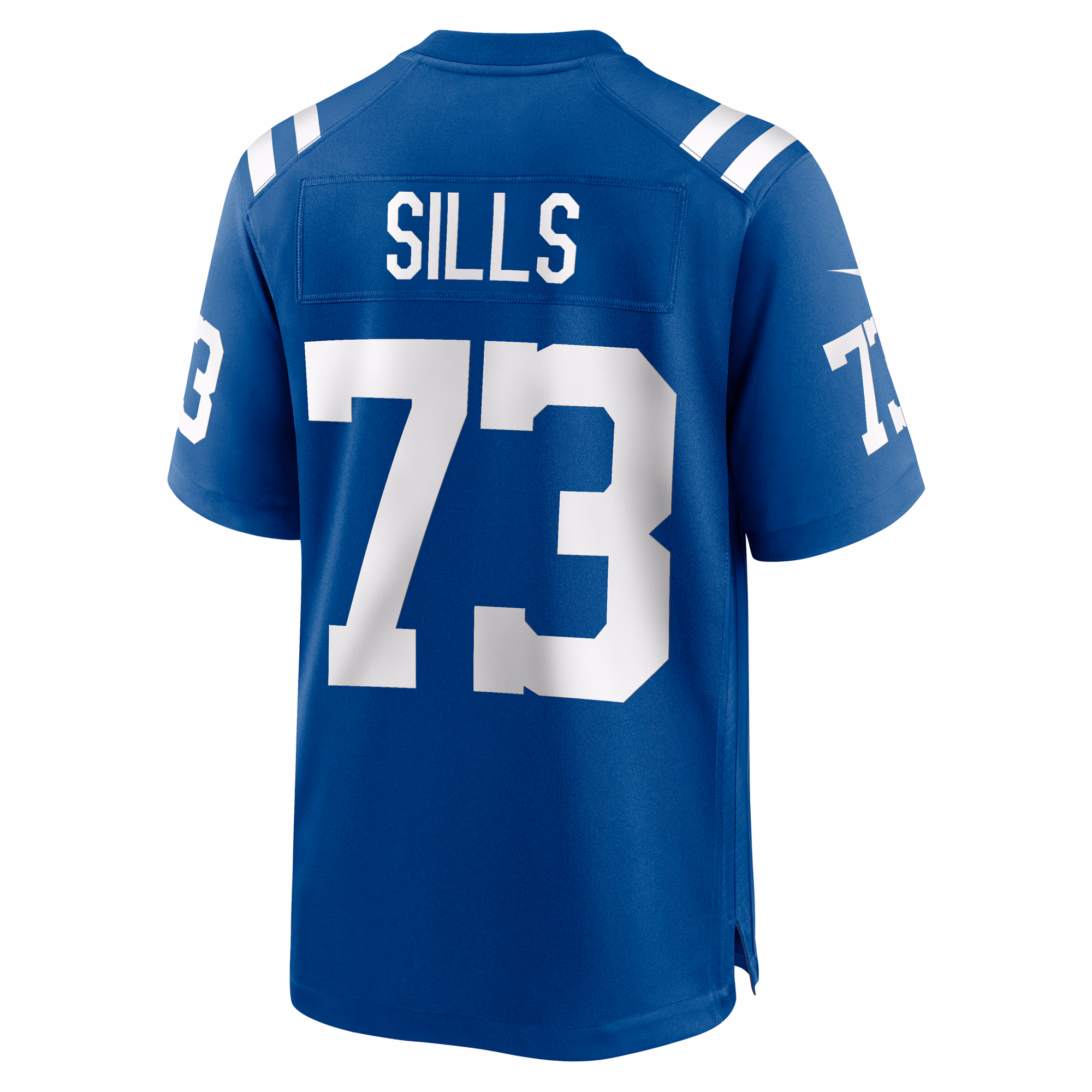 Josh Sills Indianapolis Colts Team Game Jersey -  Royal