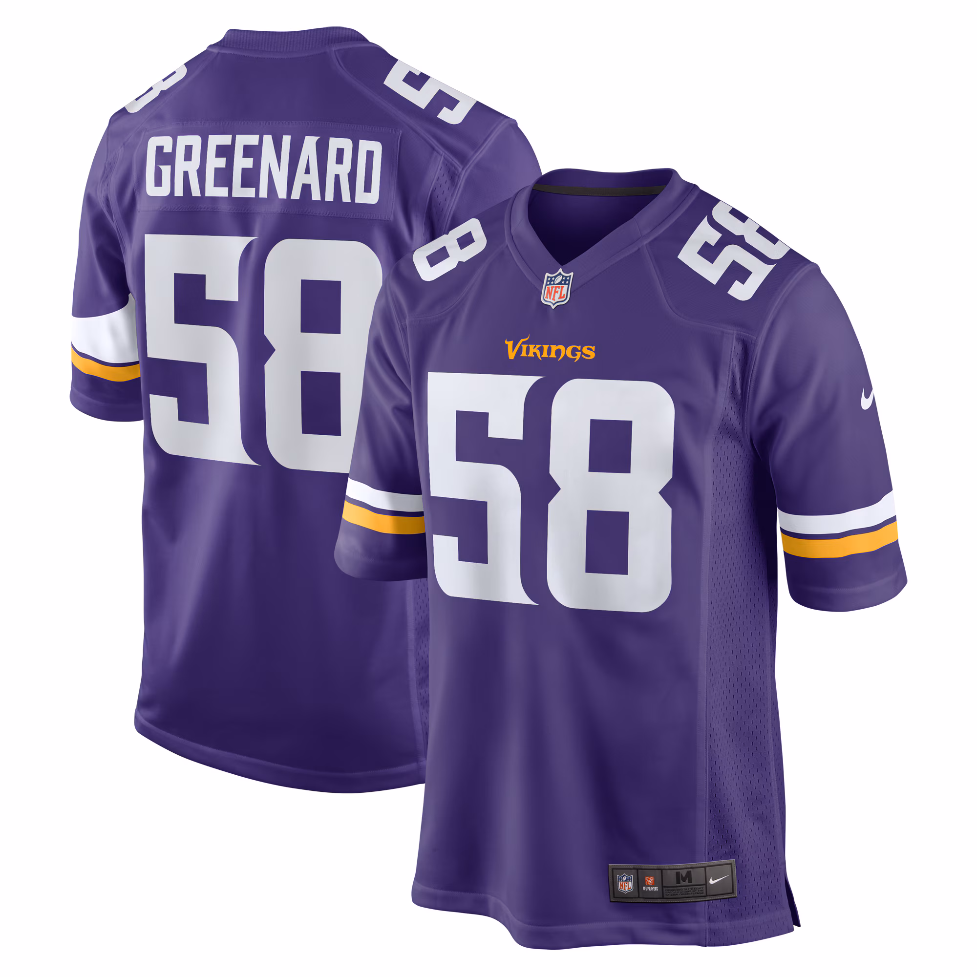 Jonathan Greenard Minnesota Vikings Team Game Jersey -  Purple