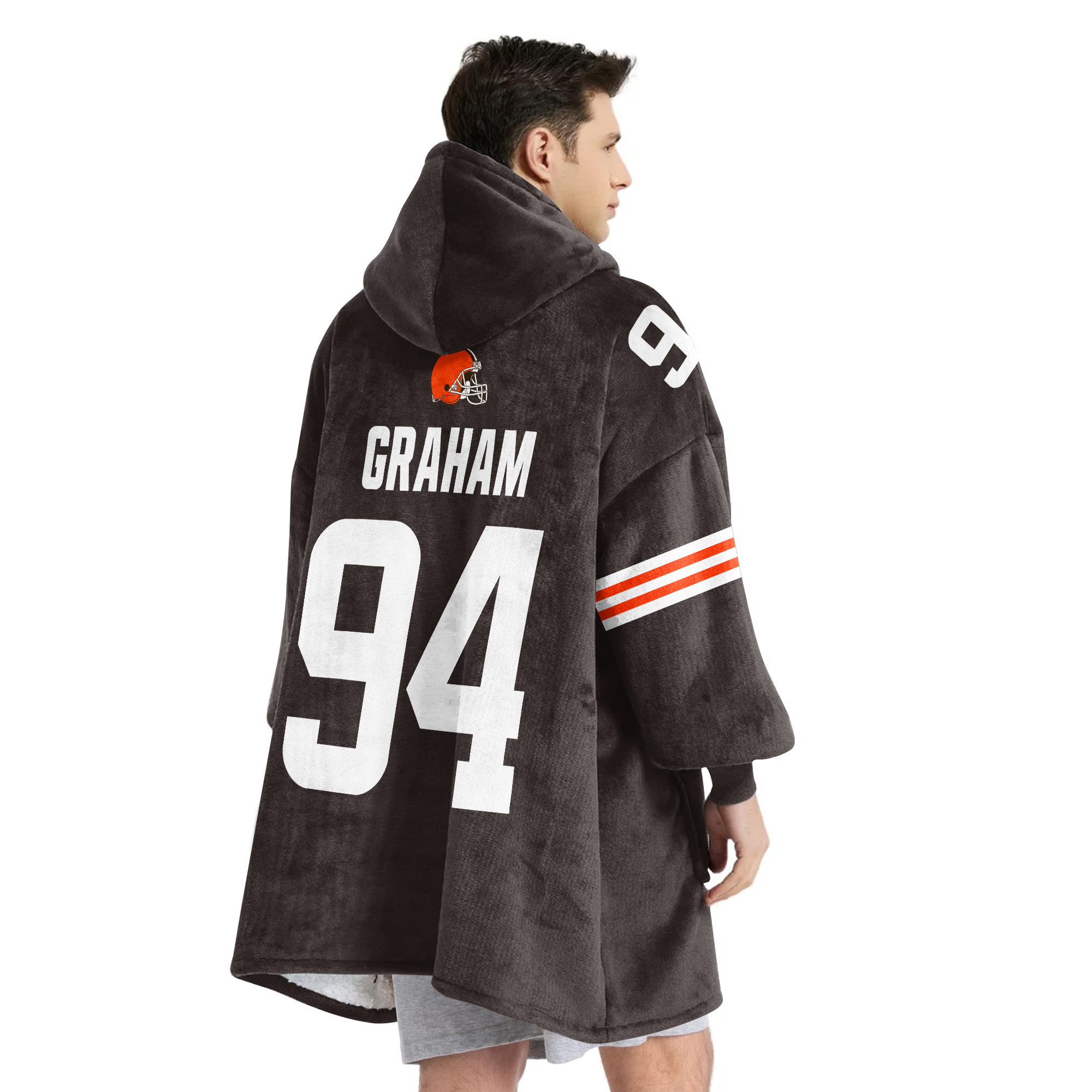 Adult M.G 94 Cleveland Football Unisex Blanket Hoodie