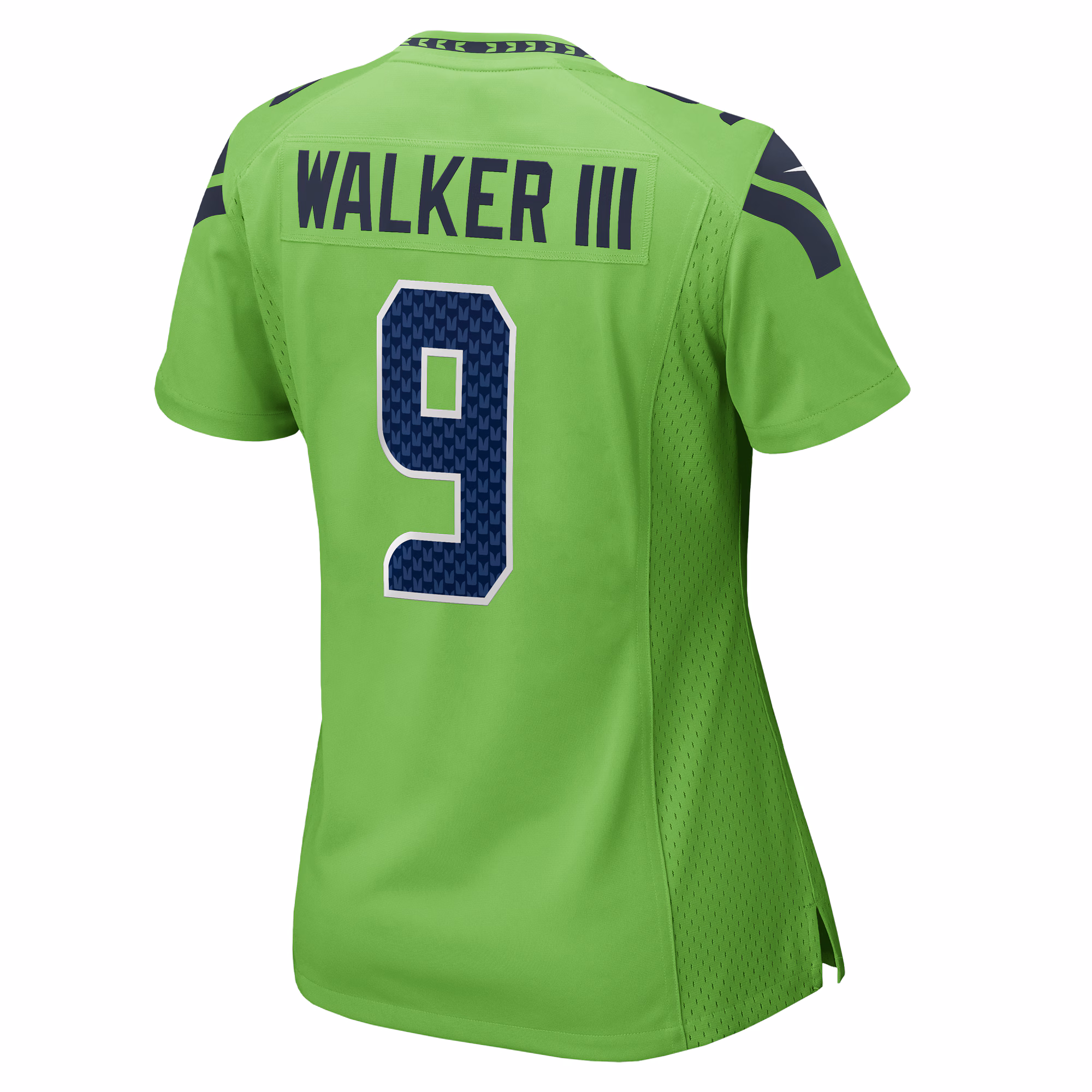 Kenneth Walker III Seattle Seahawks Women's  Game Jersey - Neon Green