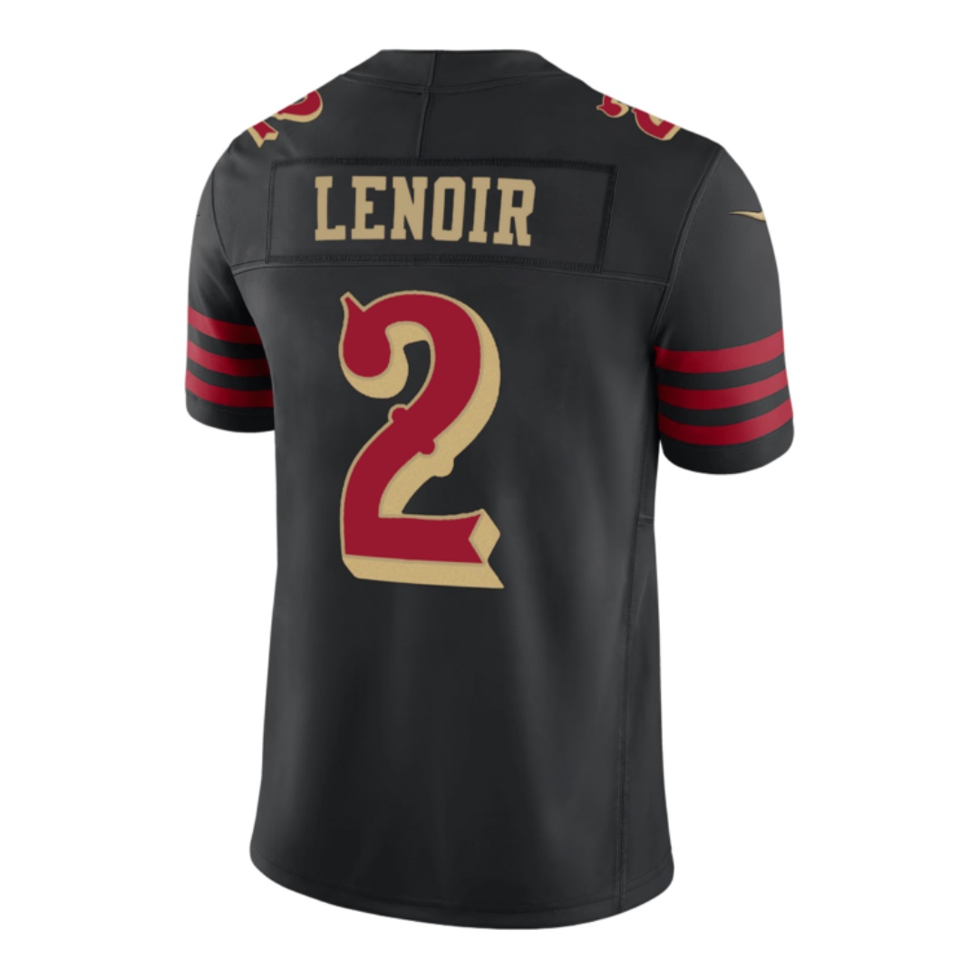 Men's Deommodore Lenoir #2 San Francisco 49ers Rivalries Collection Limited Jersey-Black