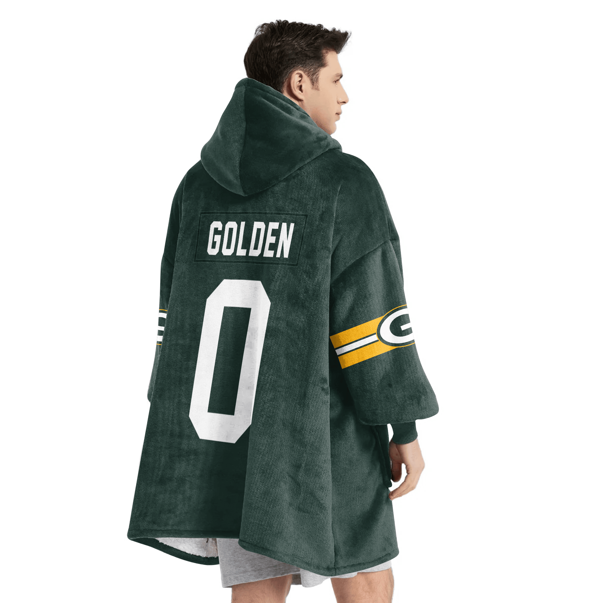 Adult 0 Green Bay Football Unisex Blanket Hoodie