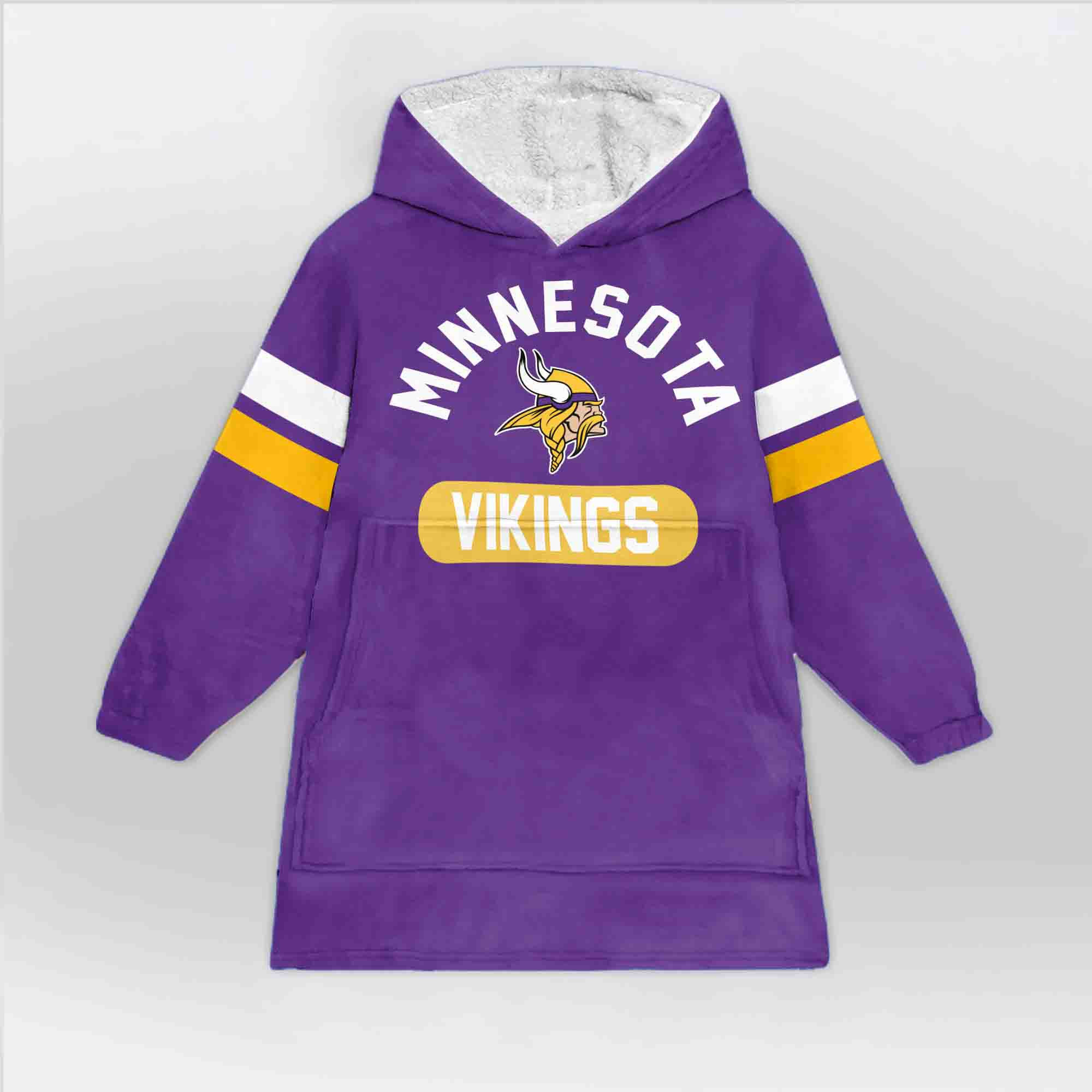 Adult JJ 18 Minnesota Football Unisex Blanket Hoodie