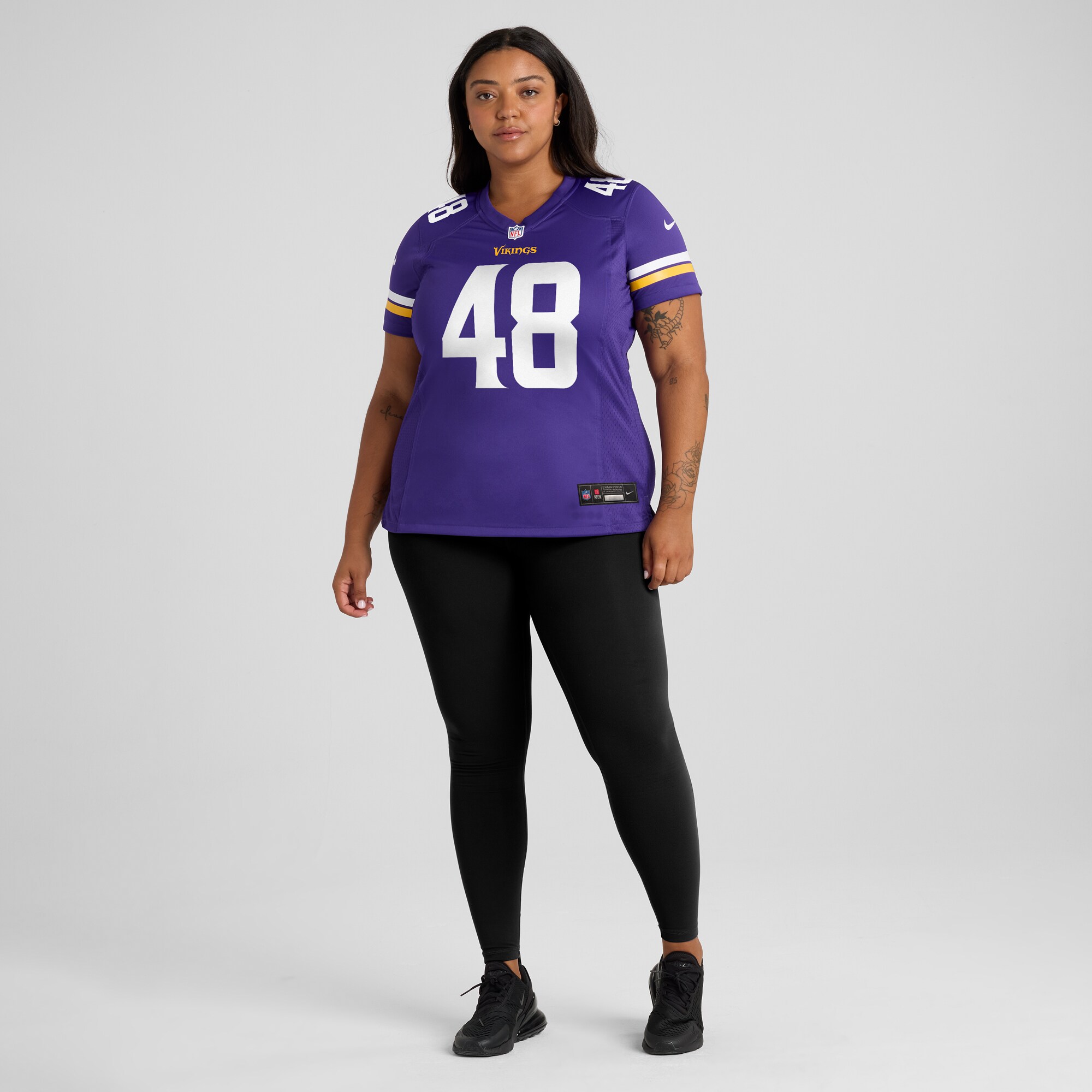 Quincy Roche Minnesota Vikings Women's Team Game Jersey -  Purple