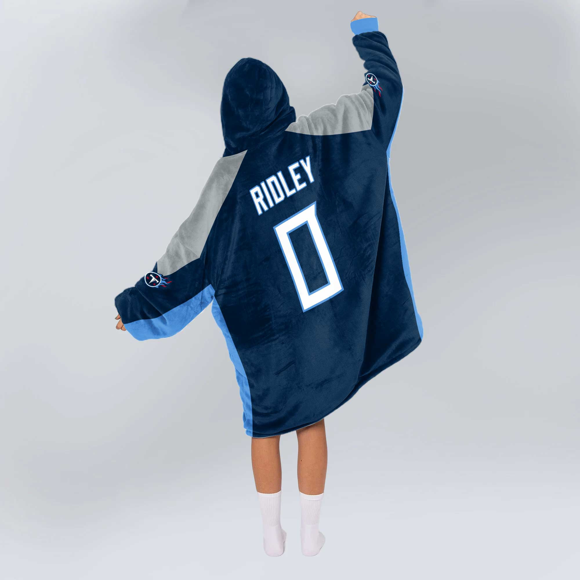 Adult C.R 0 Tennessee Football Unisex Blanket Hoodie