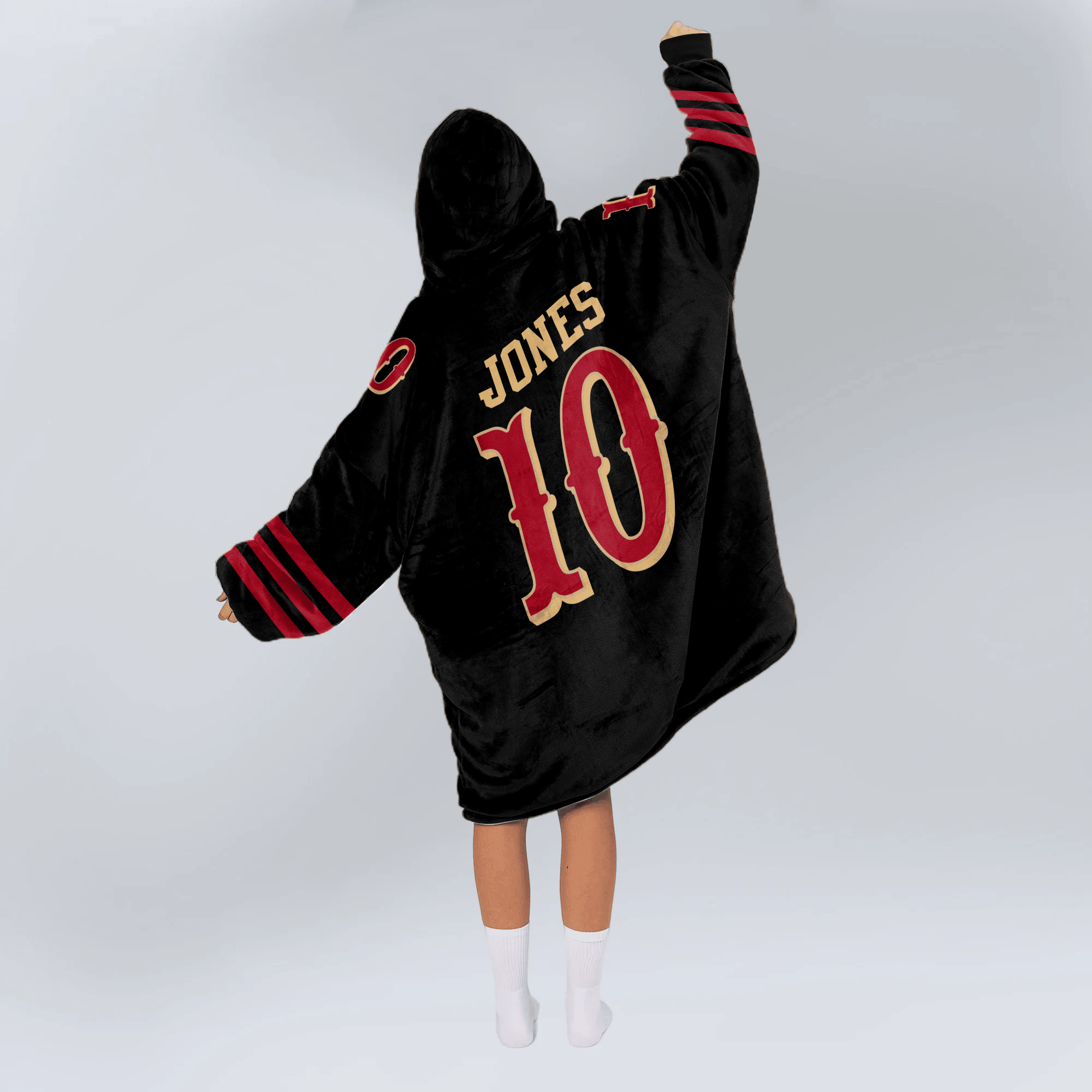M.J 10 San Francisco 49ers Football Unisex Blanket Hoodie